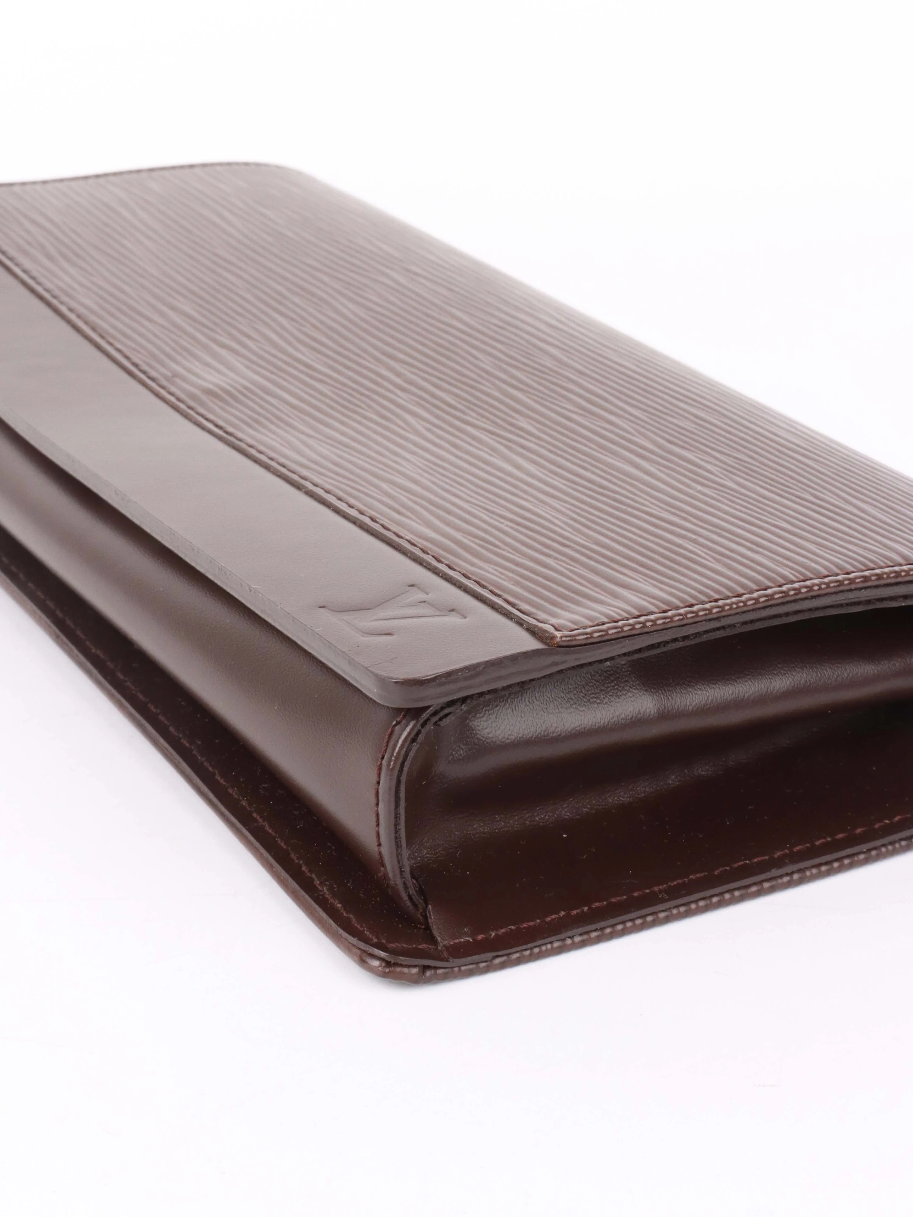 Louis Vuitton Brown Epi Leather Honfleur Clutch.