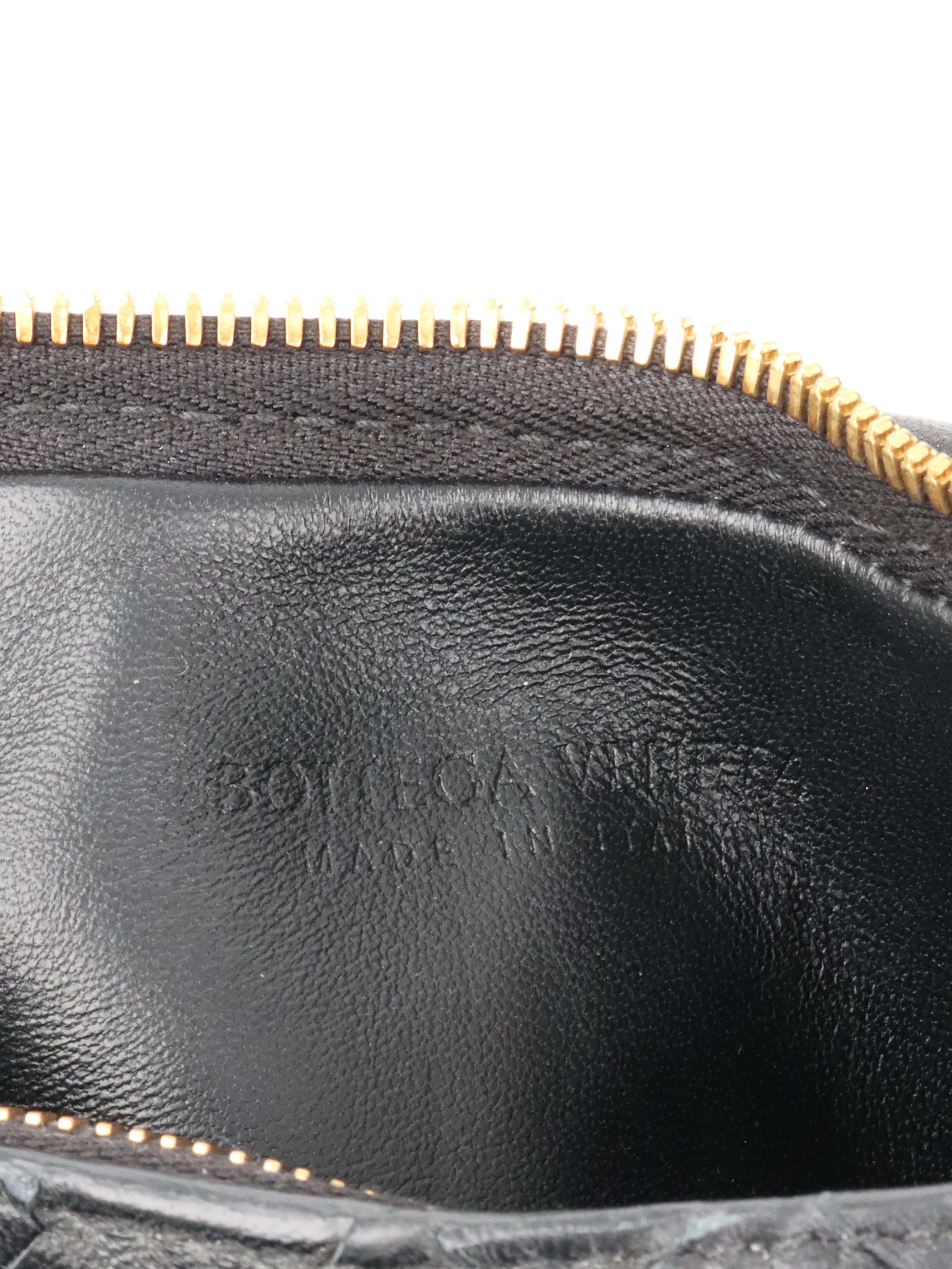 Bottega Veneta Black Foulard Hobo Bag.