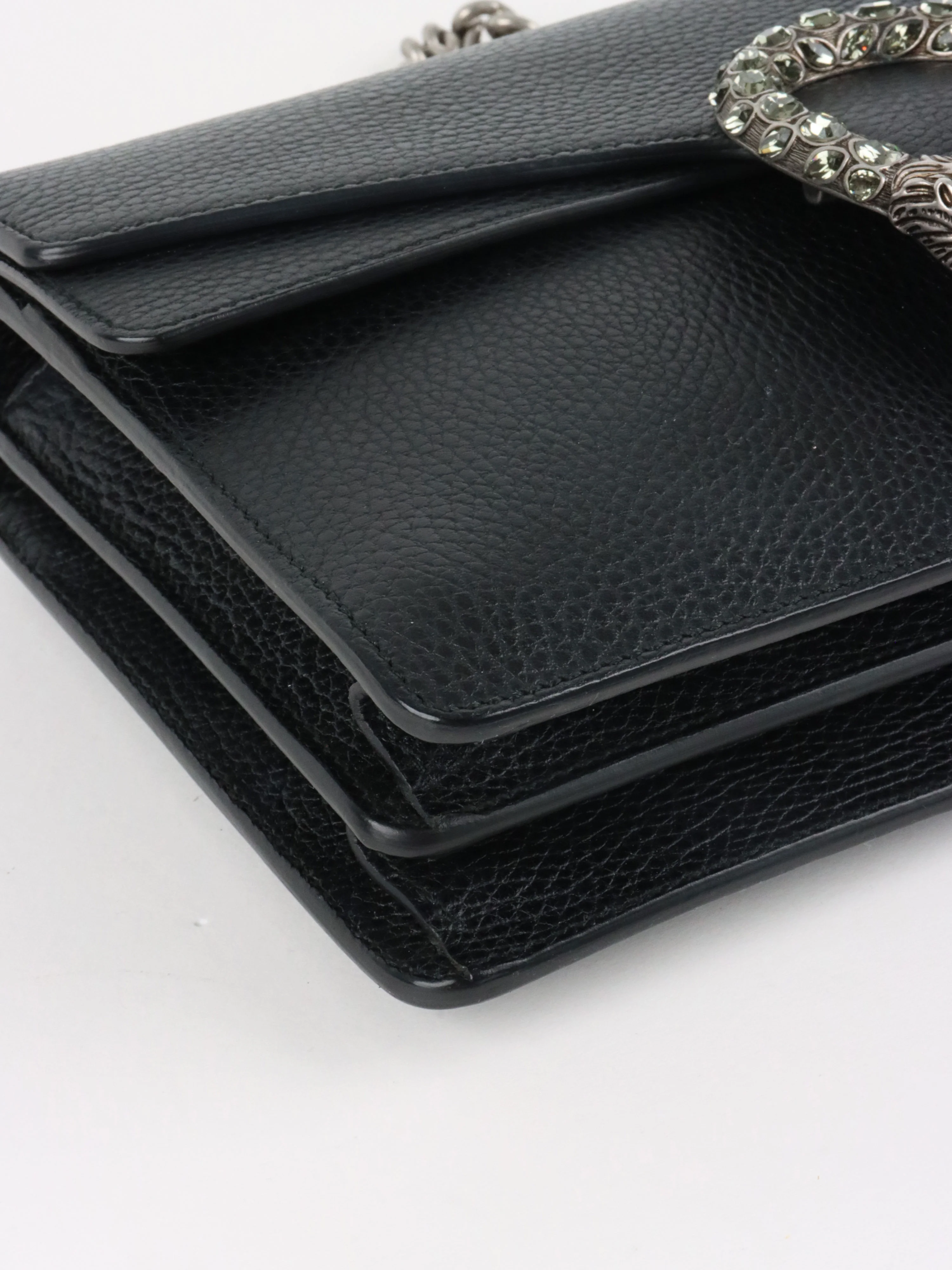 Gucci Small Black Dionysus Bag.