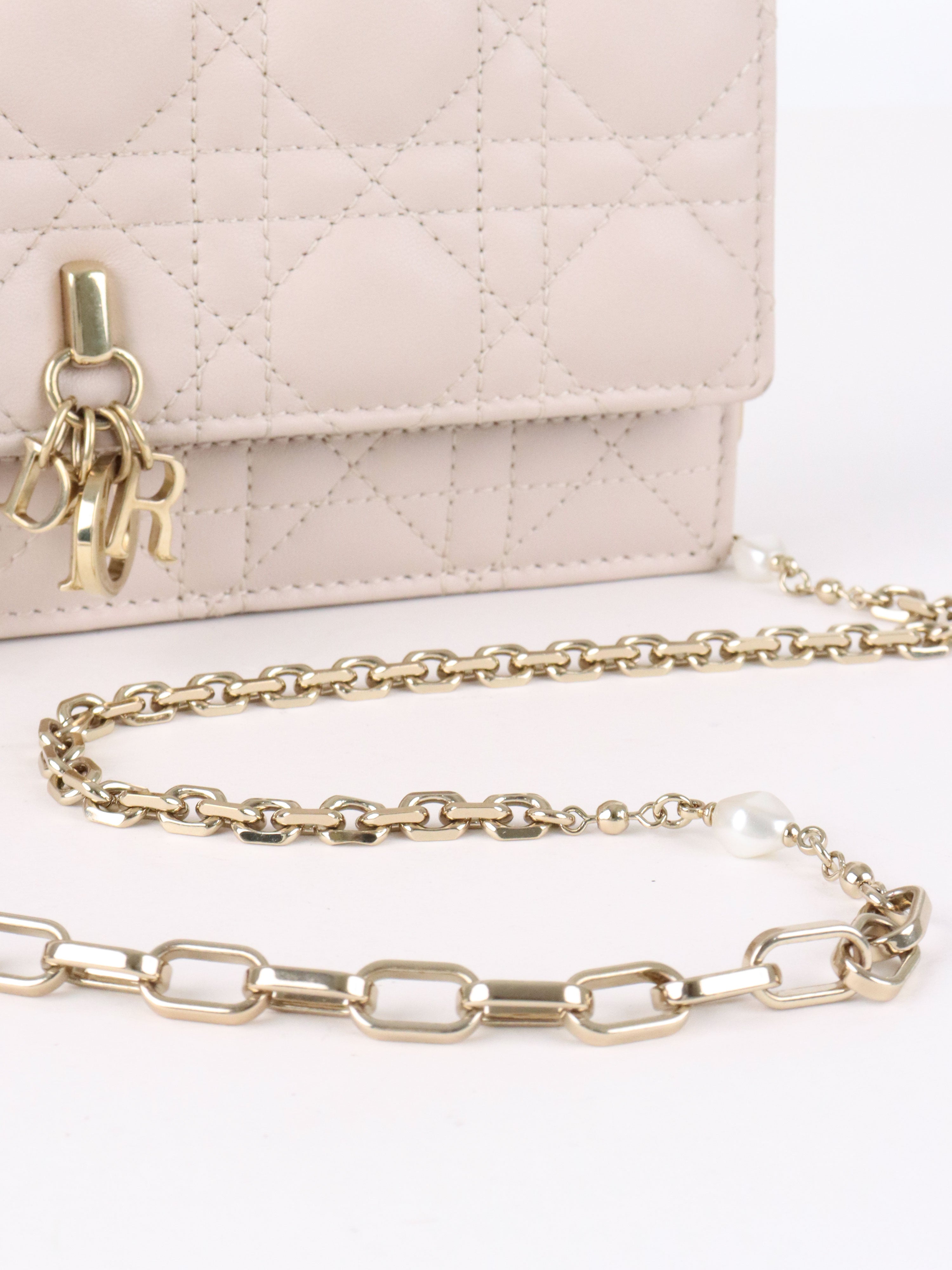 Dior Rose Lingerie Cannage My Dior Mini Bag