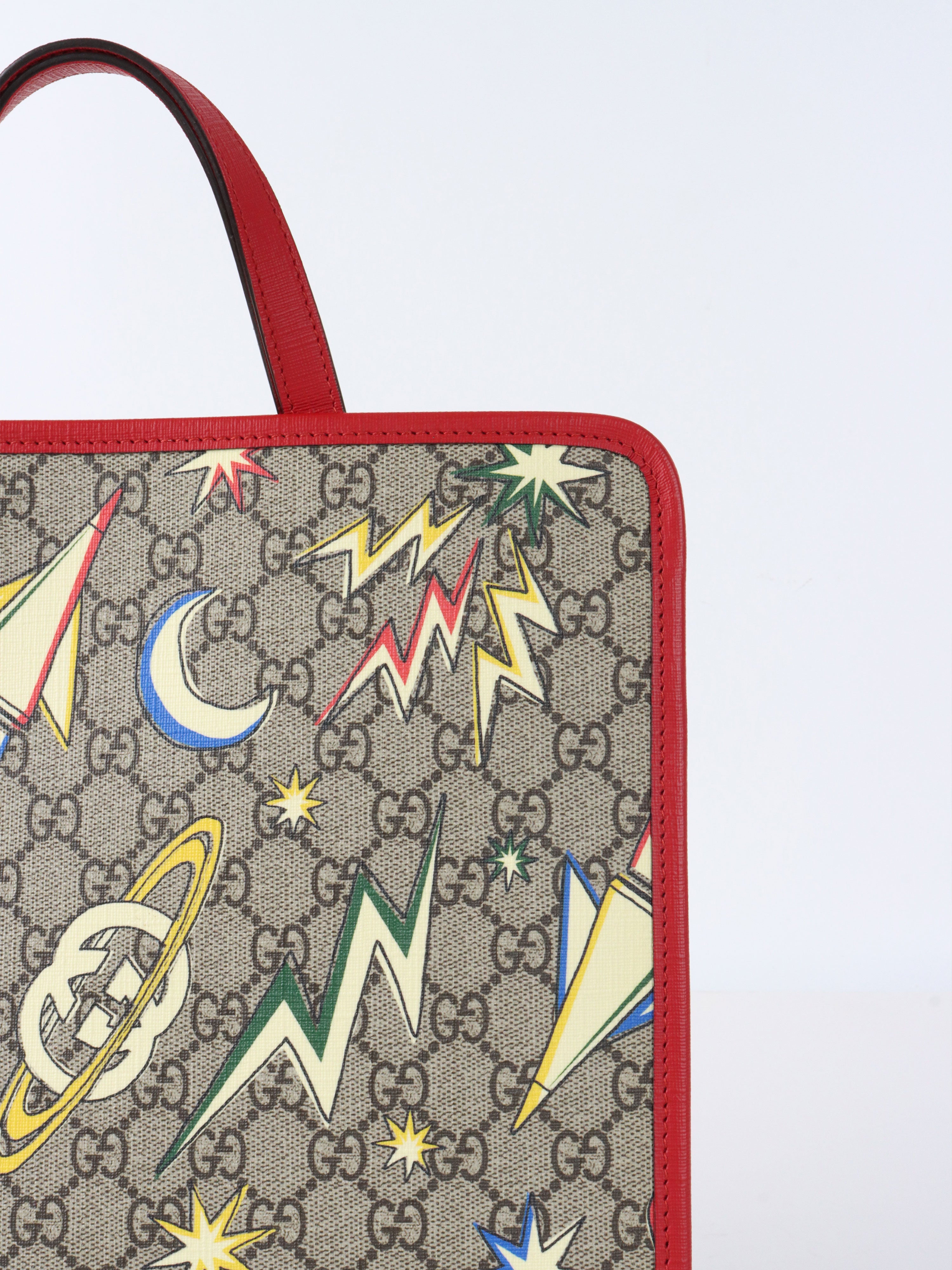Gucci GG Supreme Canvas Children's Space Print Tote Bag