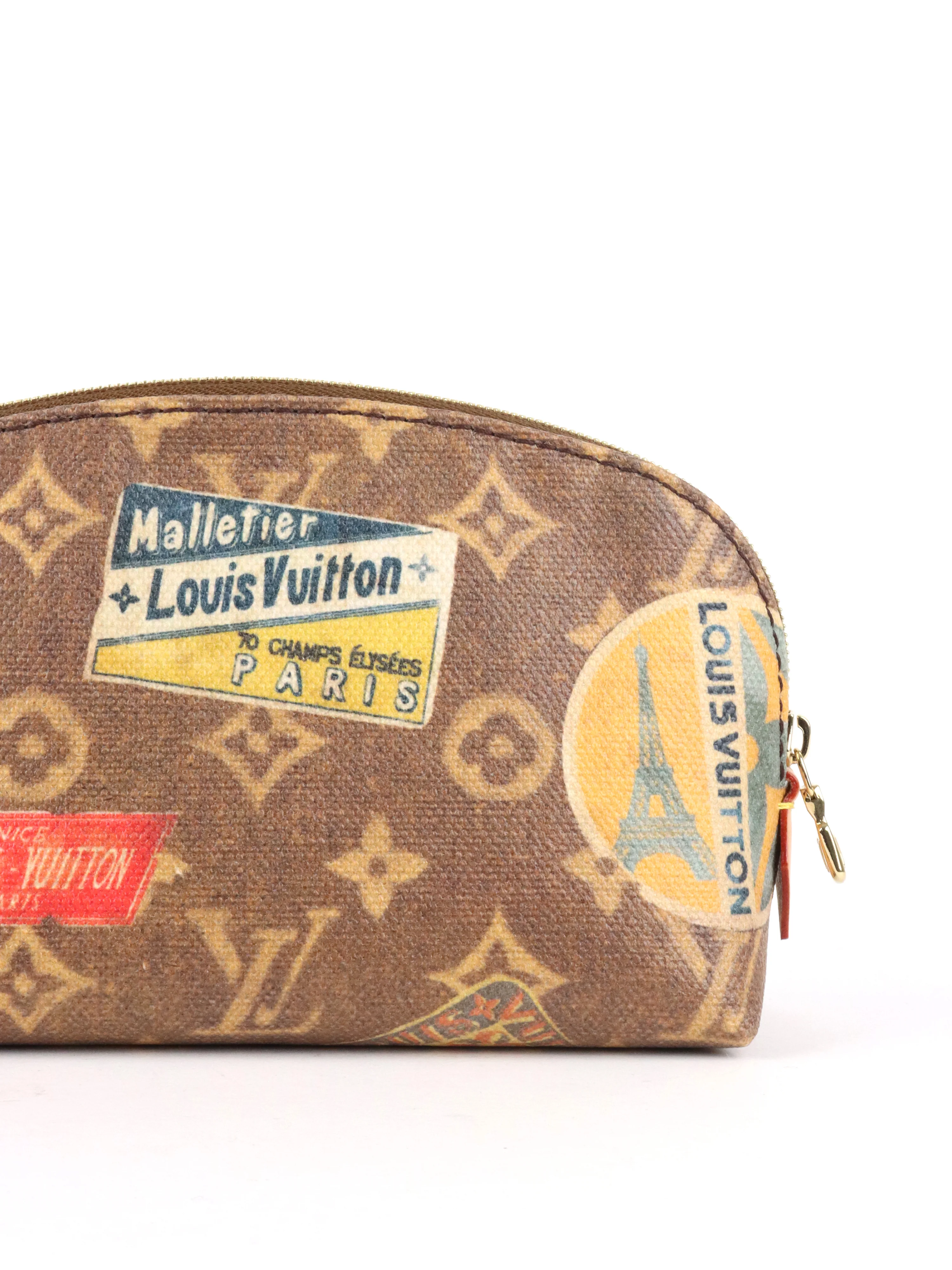 Louis Vuitton Monogram Flight Mode Cosmetic Pouch