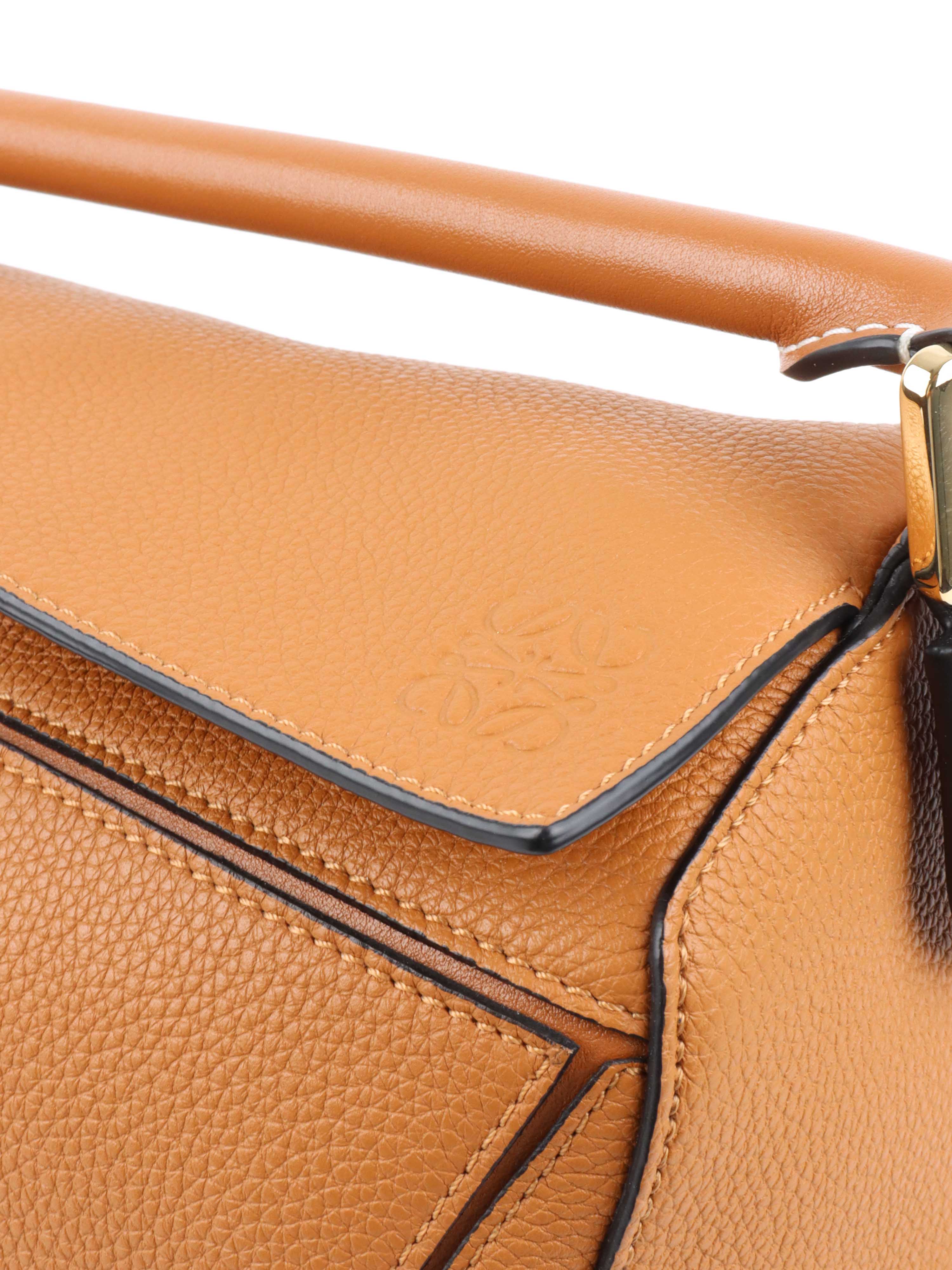 Loewe Small Tan Puzzle Bag.