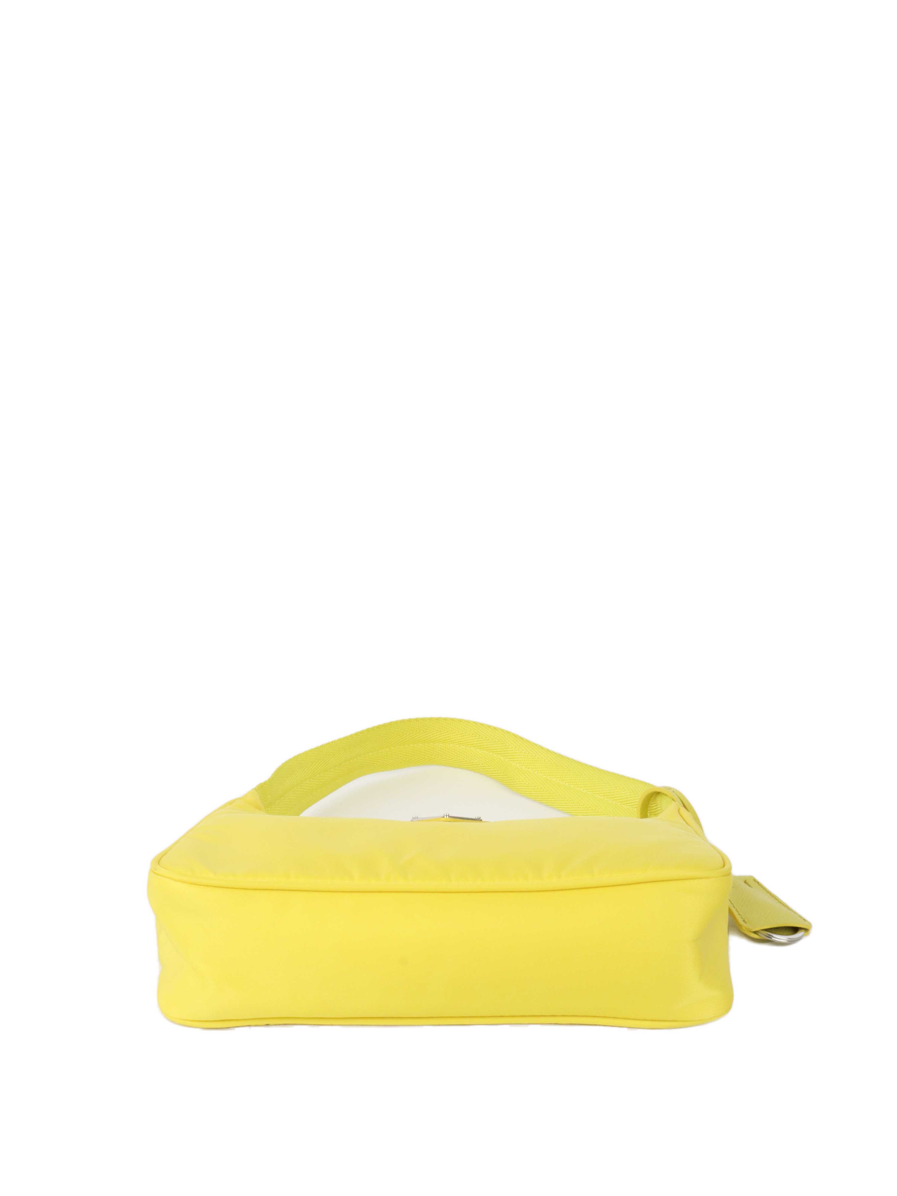 Prada Yellow Re-Nylon Re-Edition 2000 Bag.