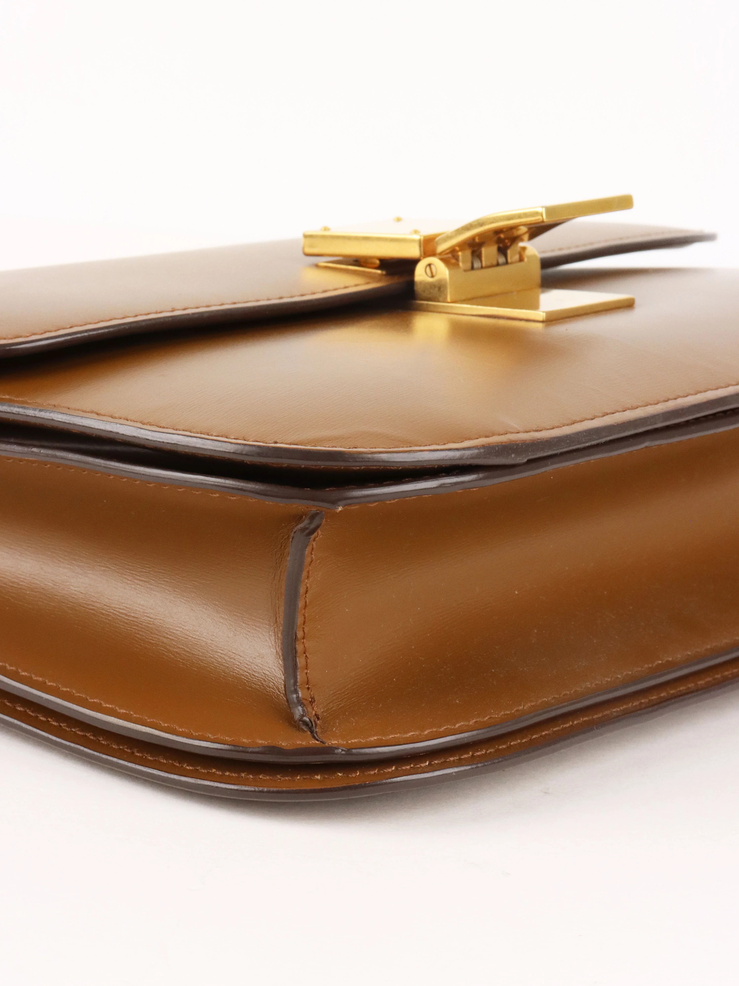 Celine Camel Medium Classic Box Bag