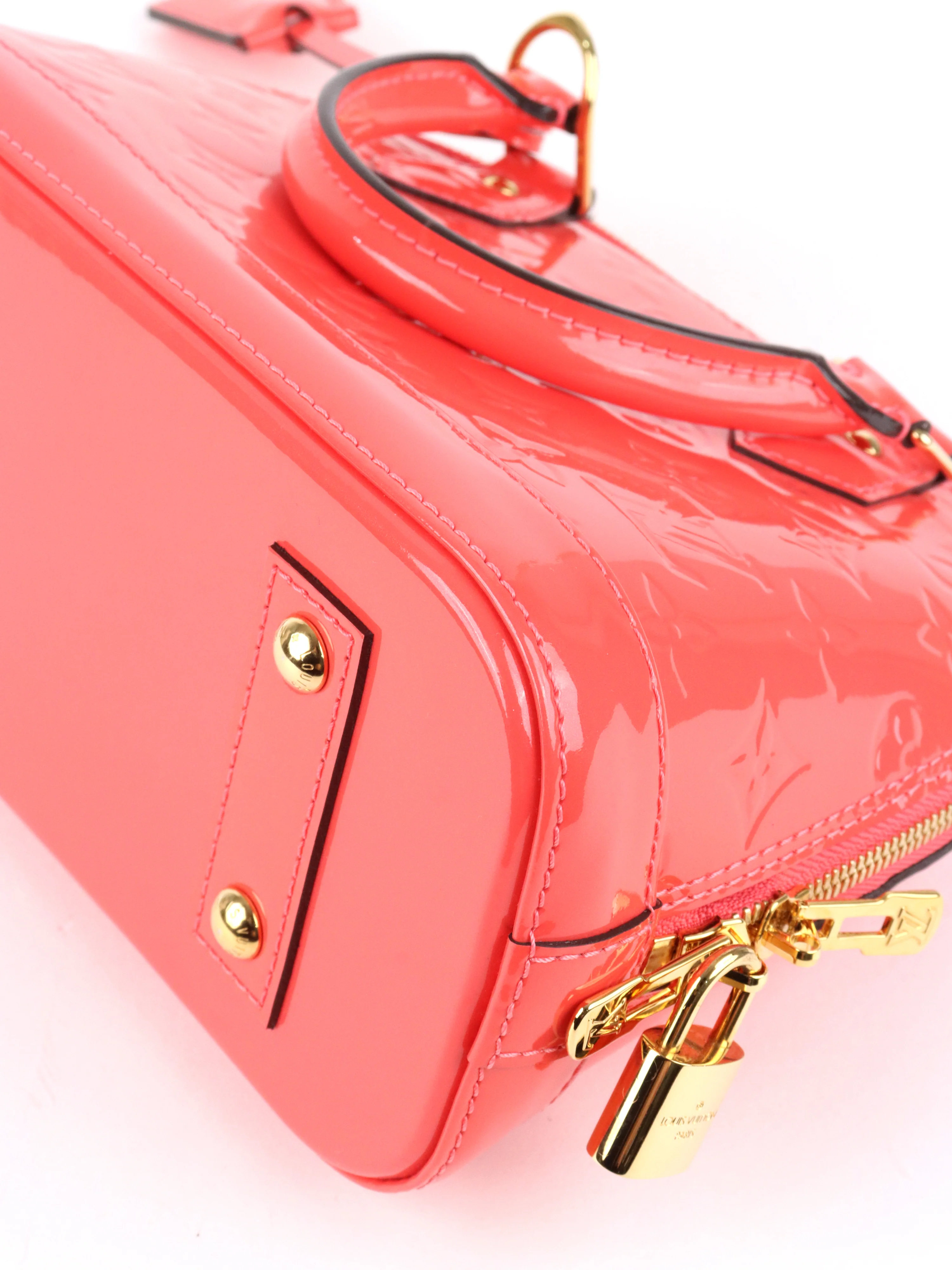 Louis Vuitton Rose Patent Alma BB