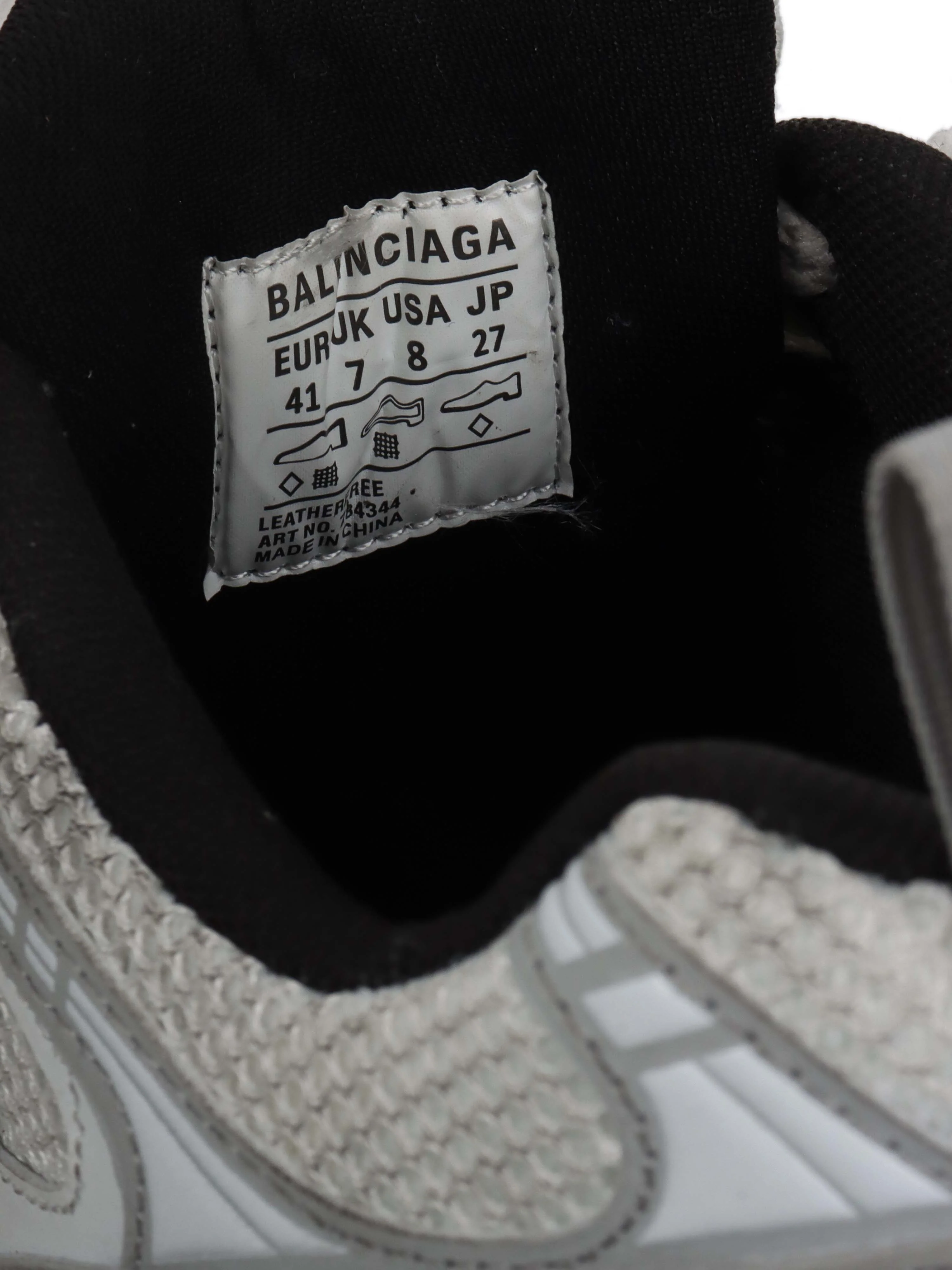 Balenciaga White  Grey 10XL Sneakers.