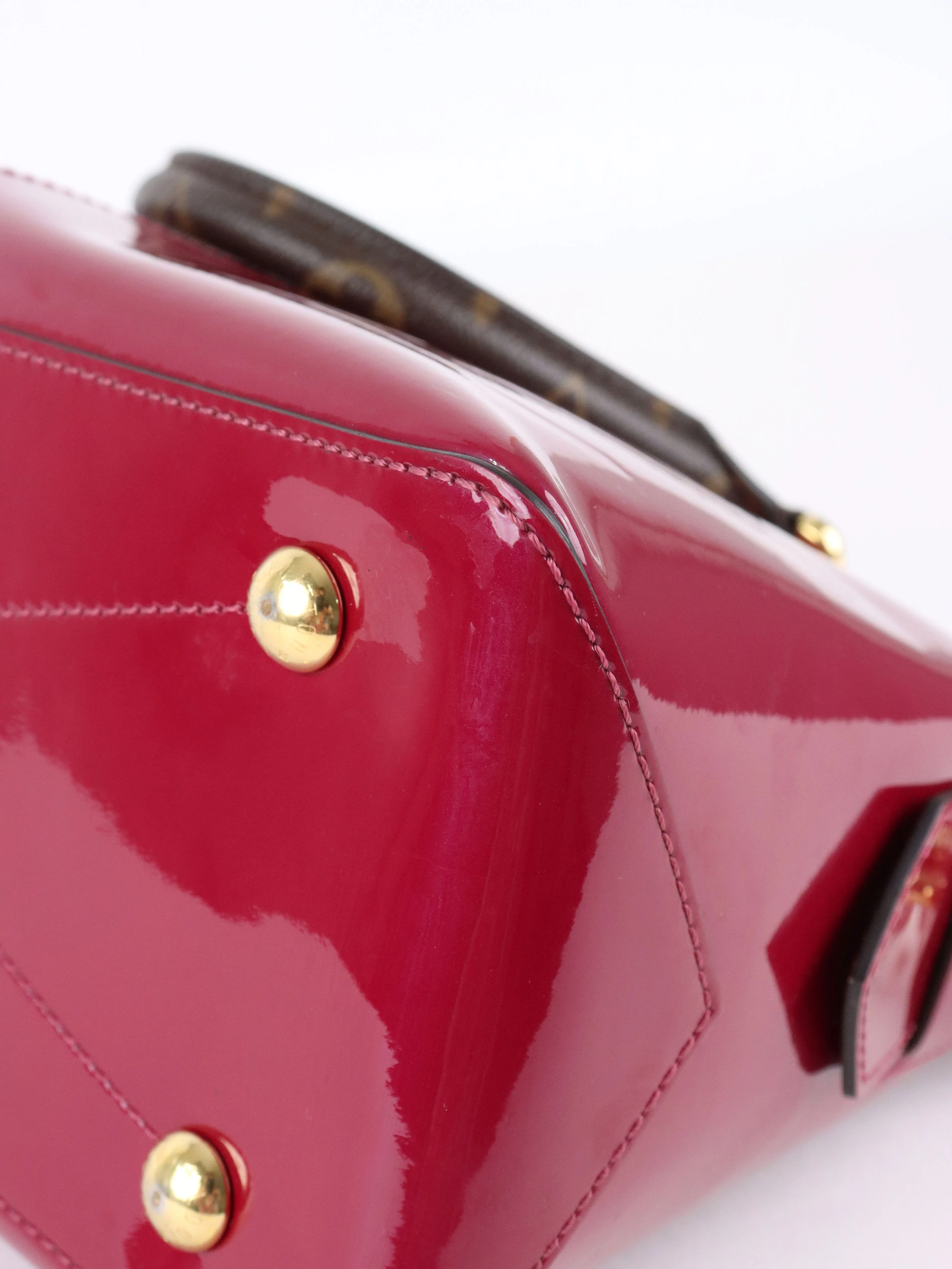 Louis Vuitton Magenta Pink Vernis Miroir Tote