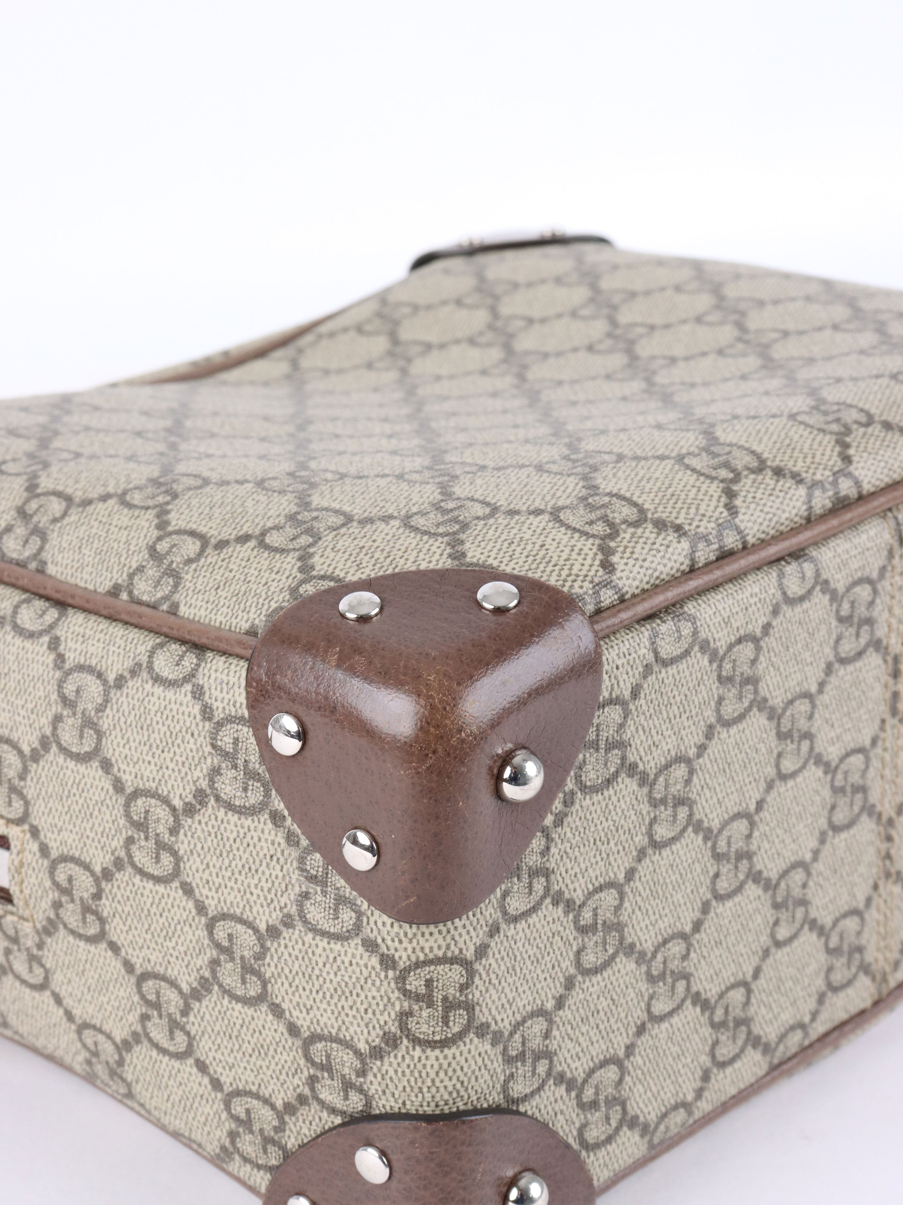 Gucci GG Ebony Canvas Trunk Shoulder Bag