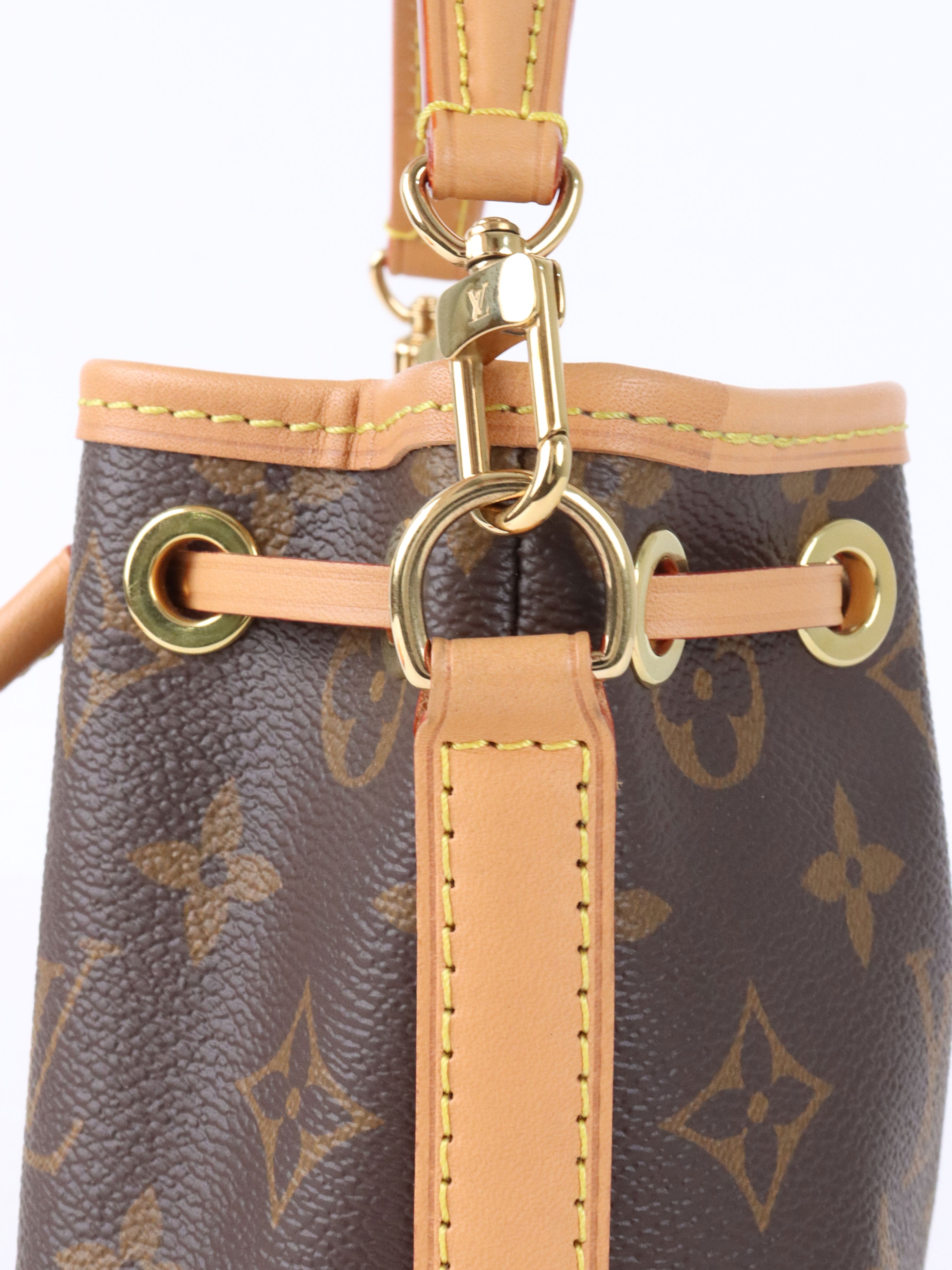 Louis Vuitton Monogram Nano Noé Bag.