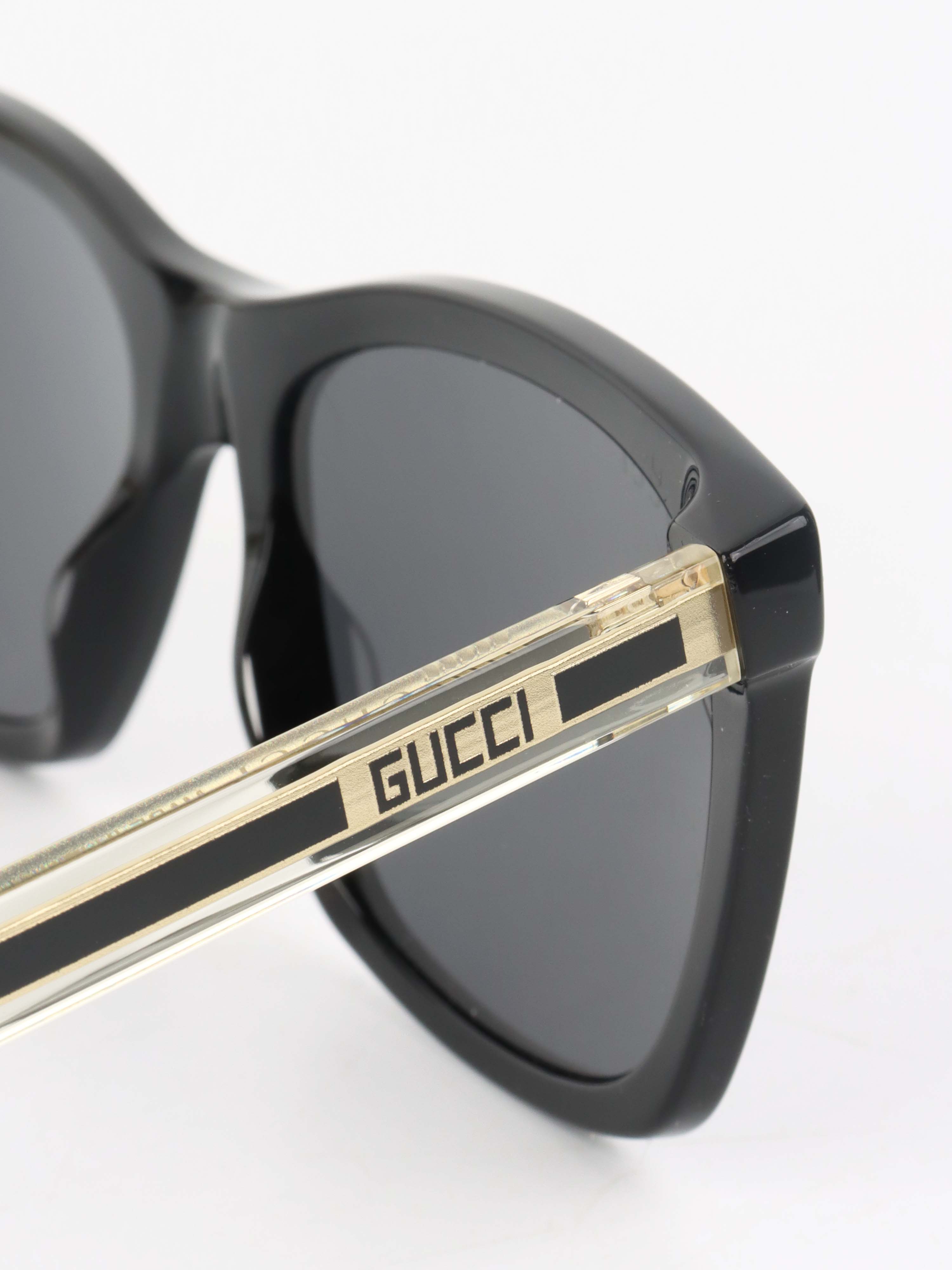 Gucci Black Small Sunglasses.