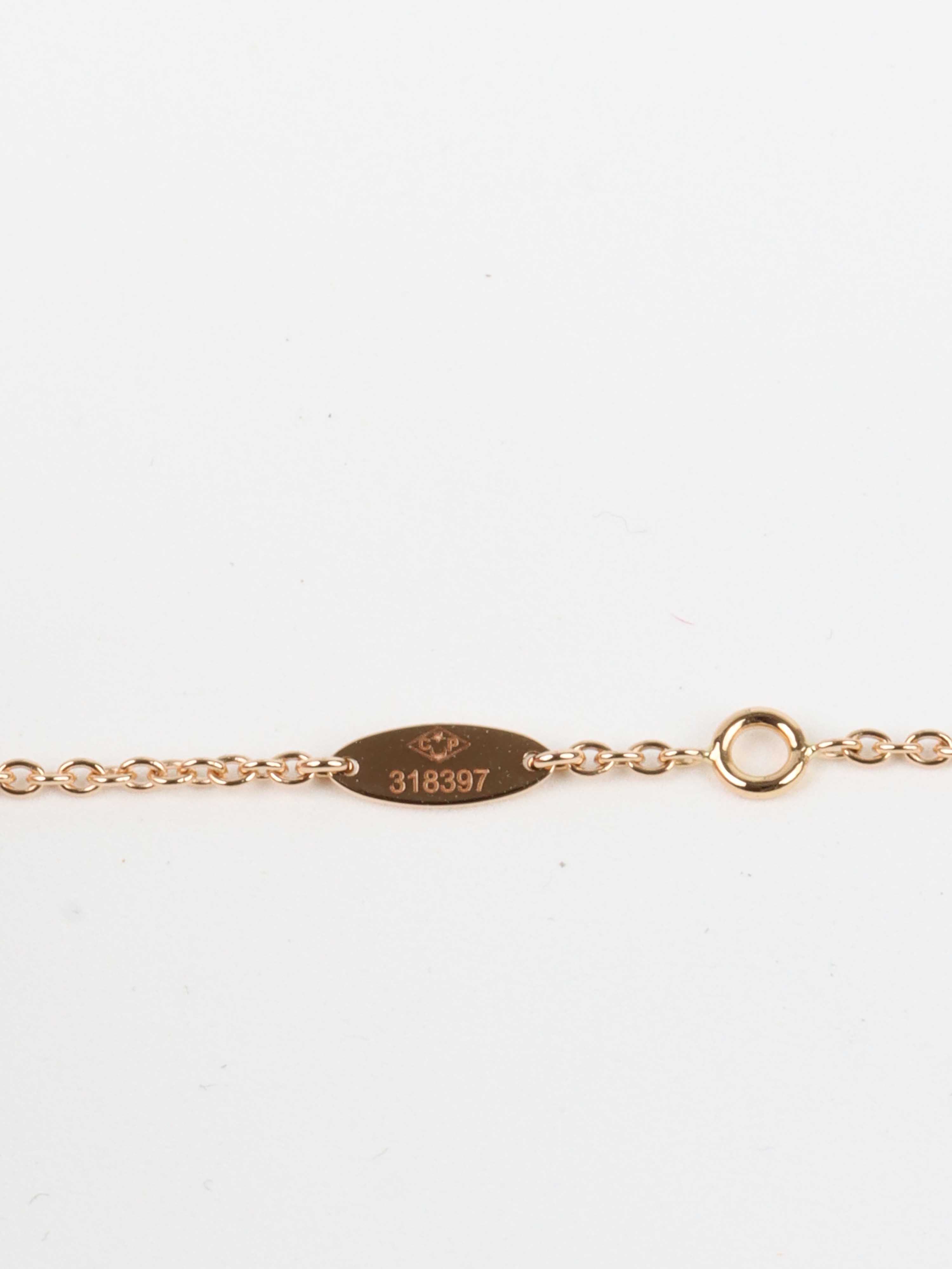 Dior Rose Gold Necklace with Star Motif.