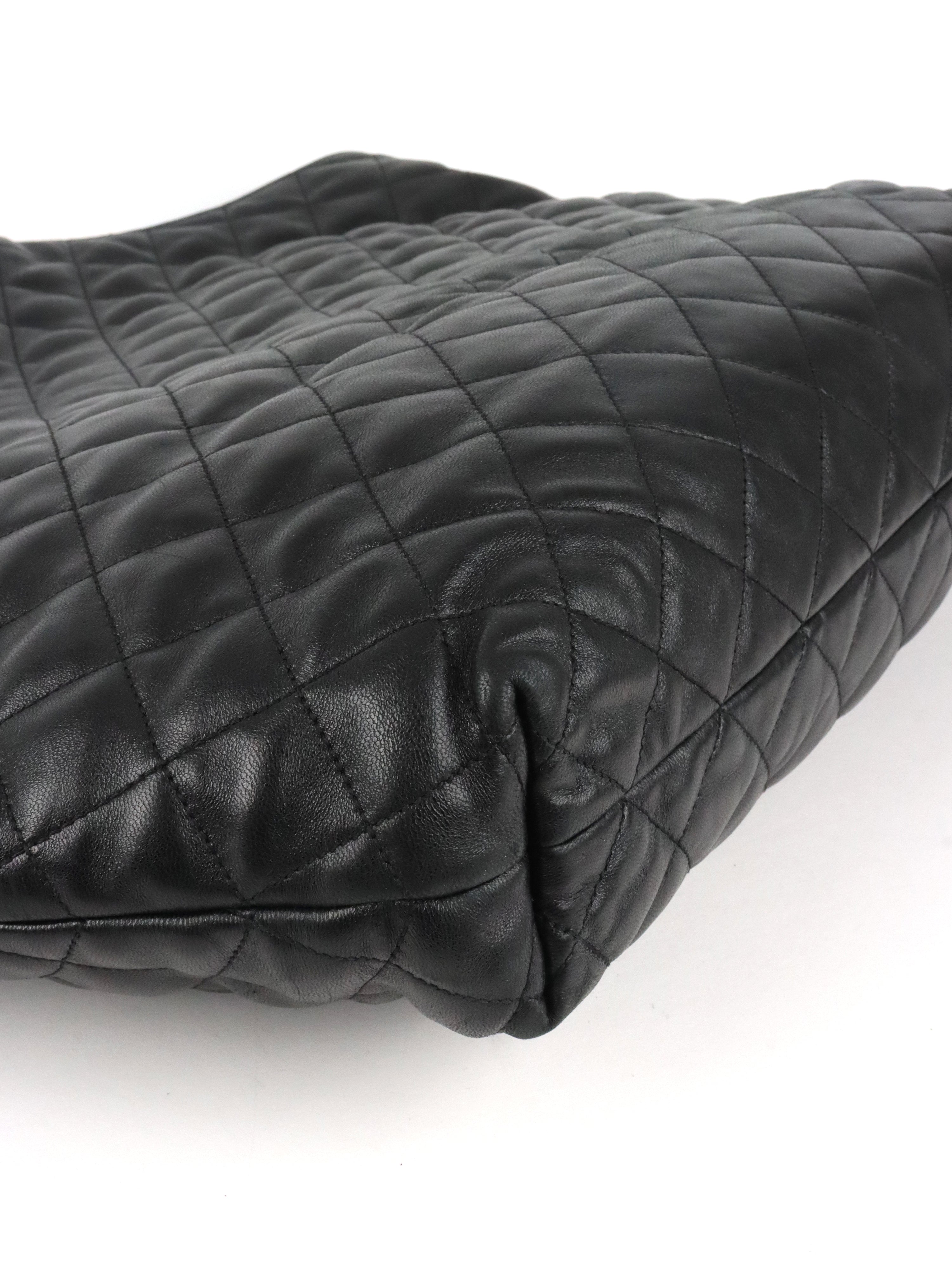 Saint Laurent Black Icare Maxi Shopping Bag