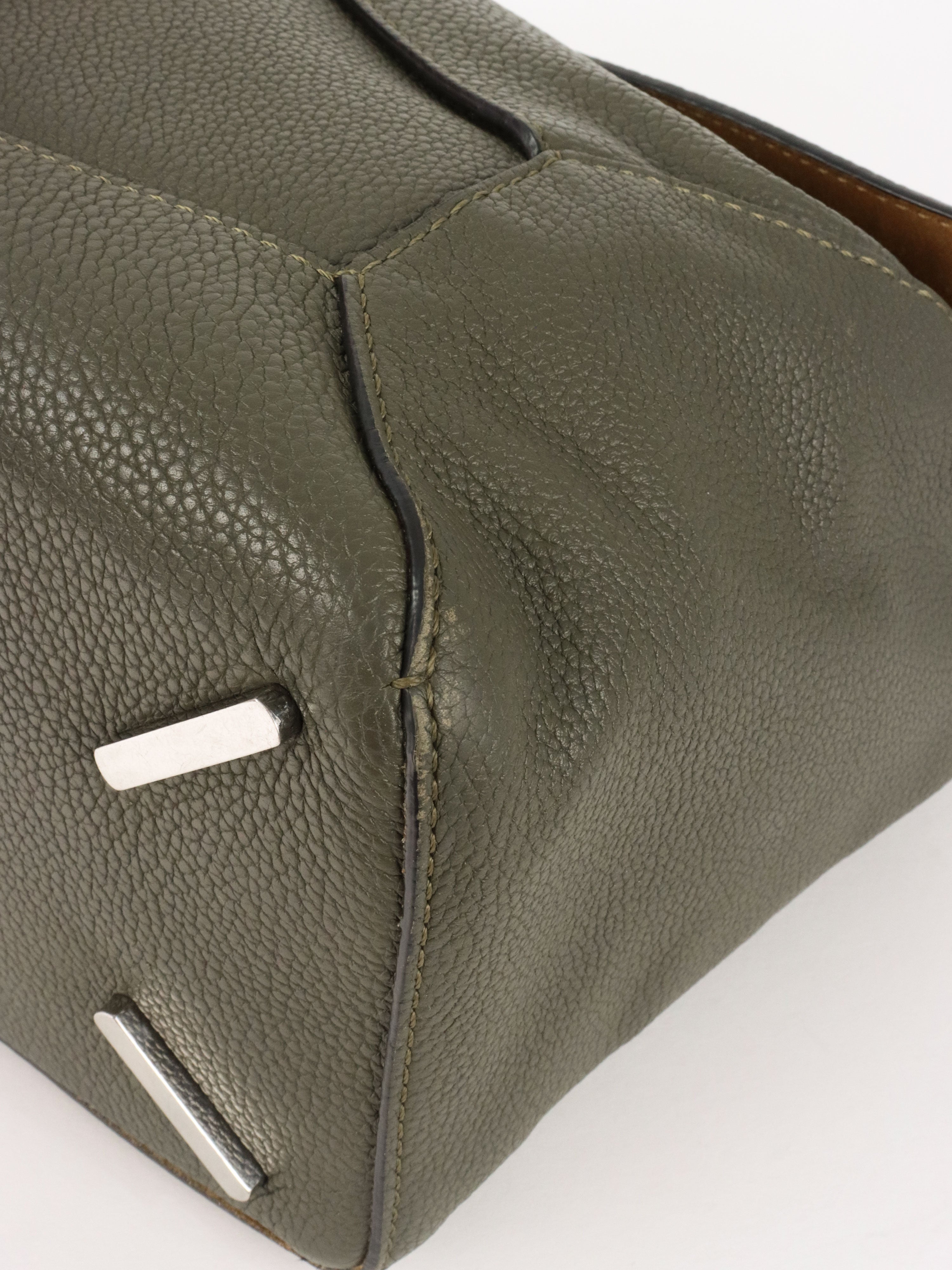 Loewe Deep Khaki Large Puzzle Bag