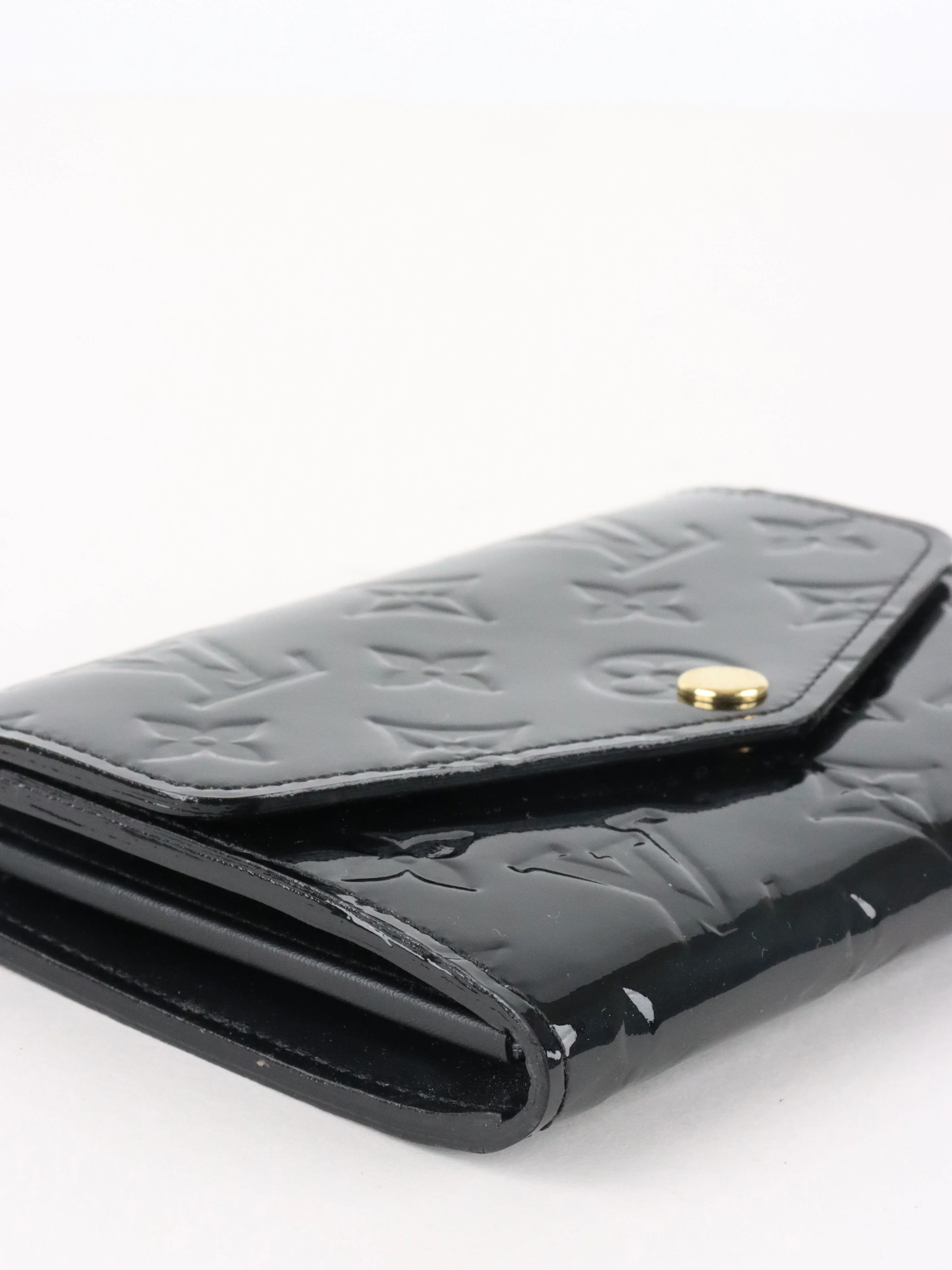 Louis Vuitton Black Vernis Wallet