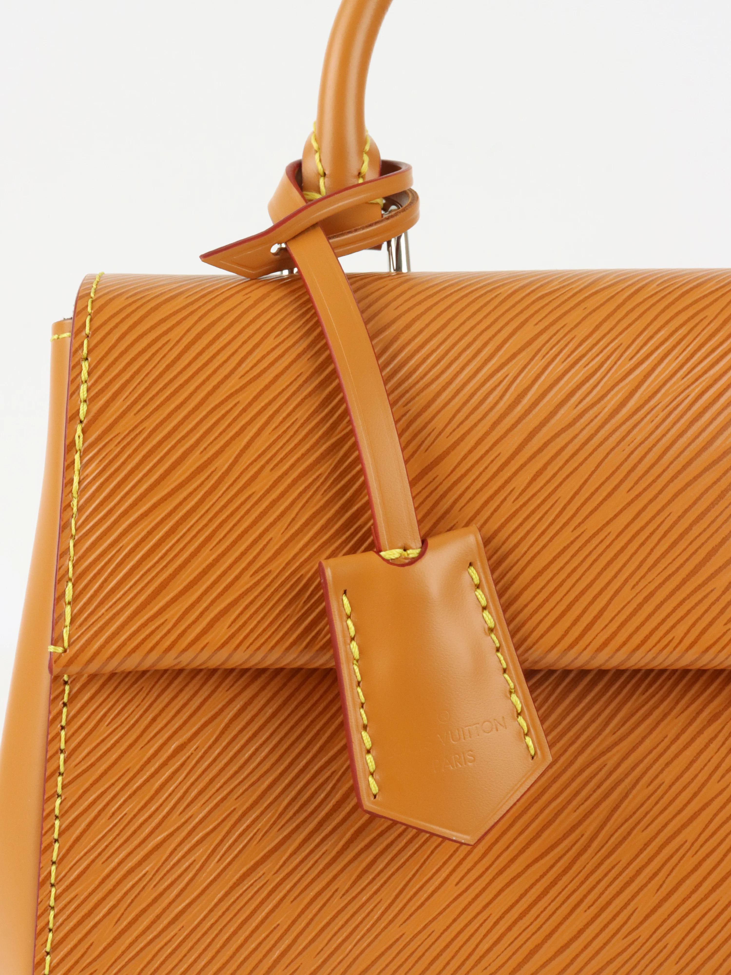 Louis Vuitton Gold Miel Epi Leather Cluny Mini Top Handle Bag