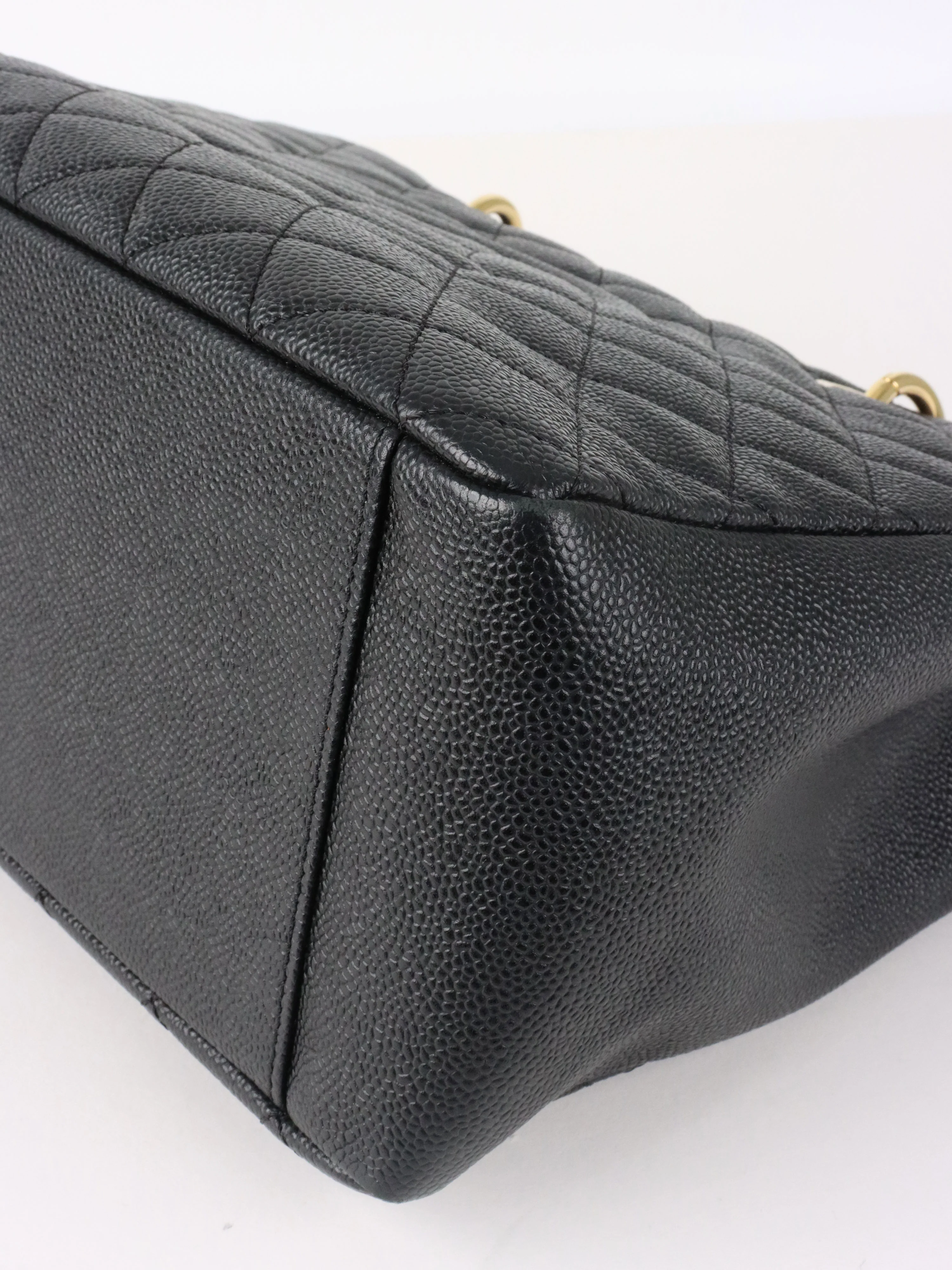 Chanel Black Caviar Grand Shopping Tote