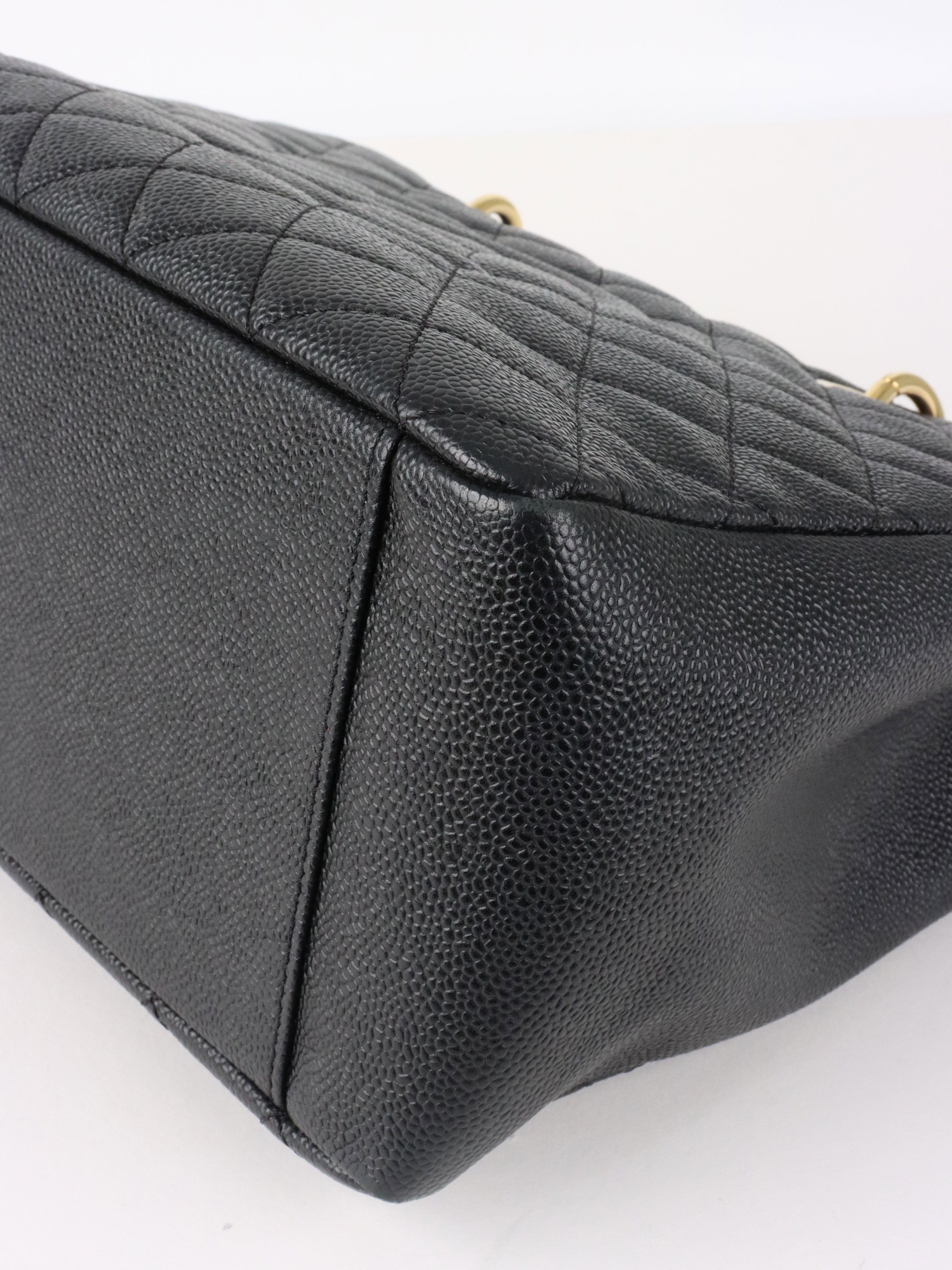 Chanel Black Caviar Grand Shopping Tote