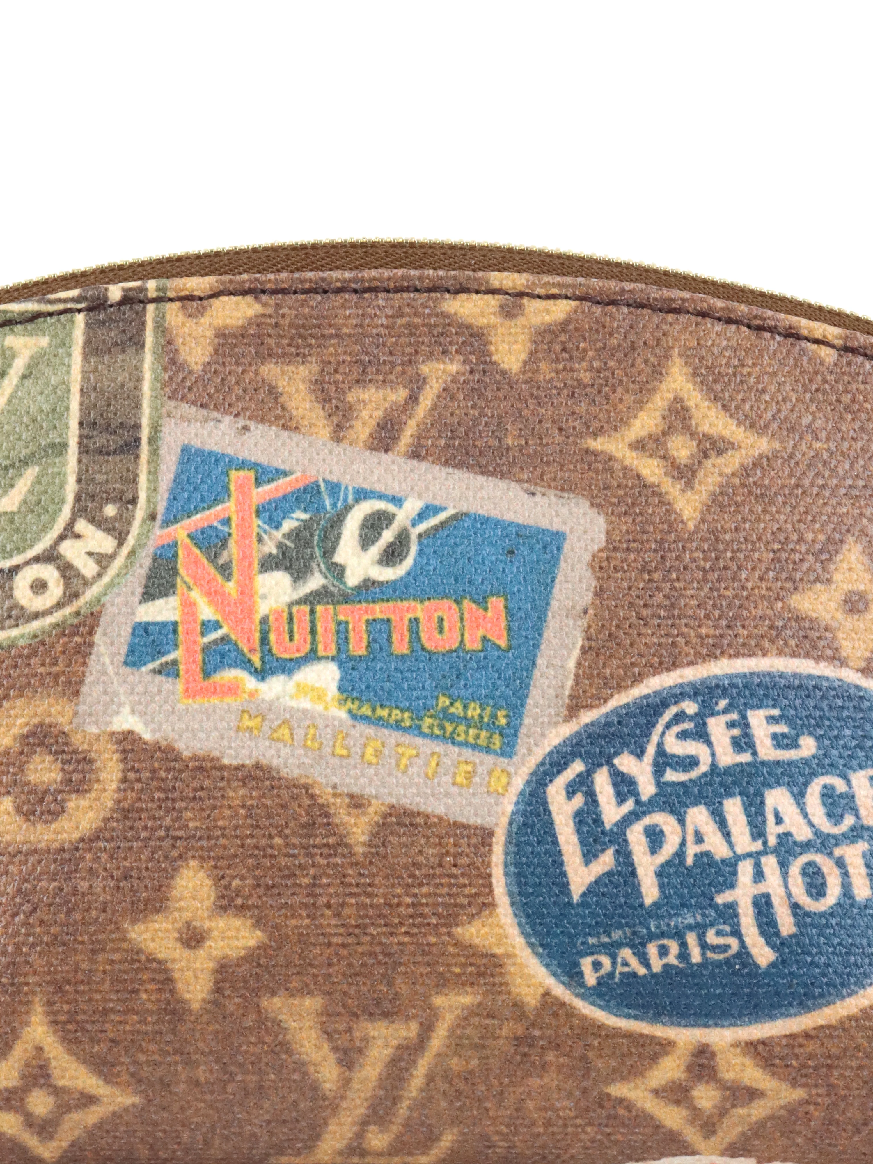 Louis Vuitton Monogram Flight Mode Cosmetic Pouch