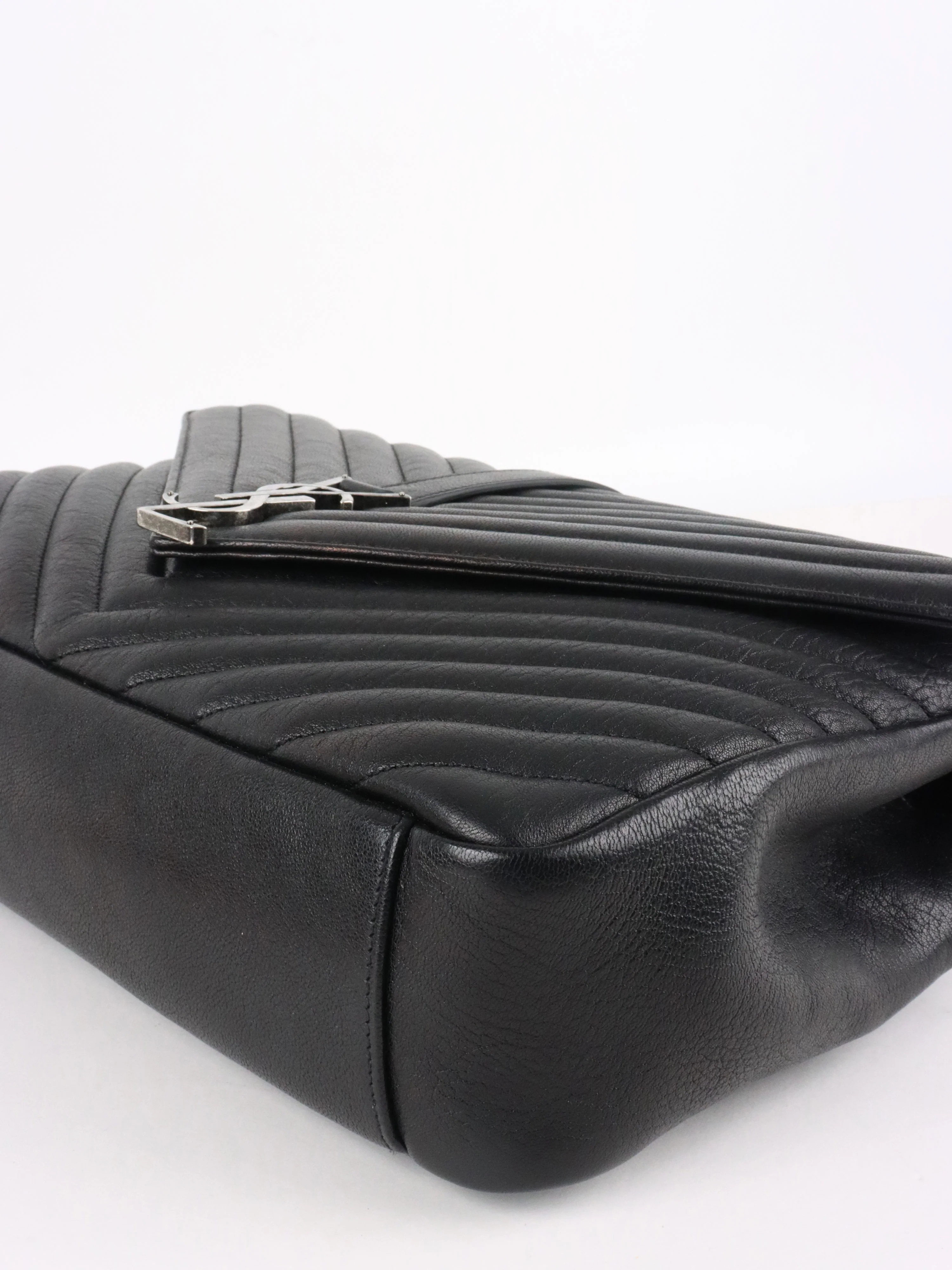 Saint Laurent Large Black College Bag