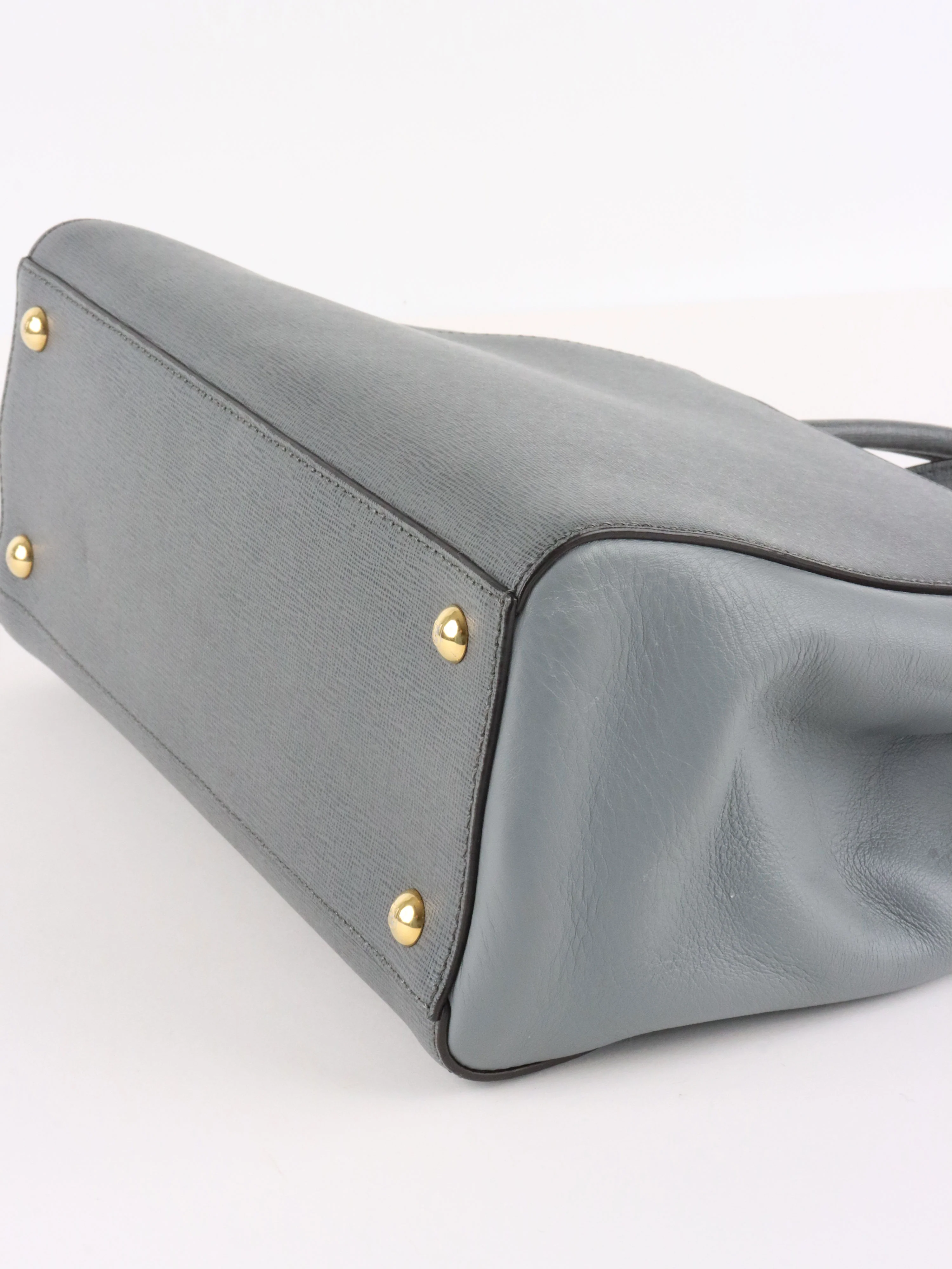 Fendi Small Grey Two Jours Bag