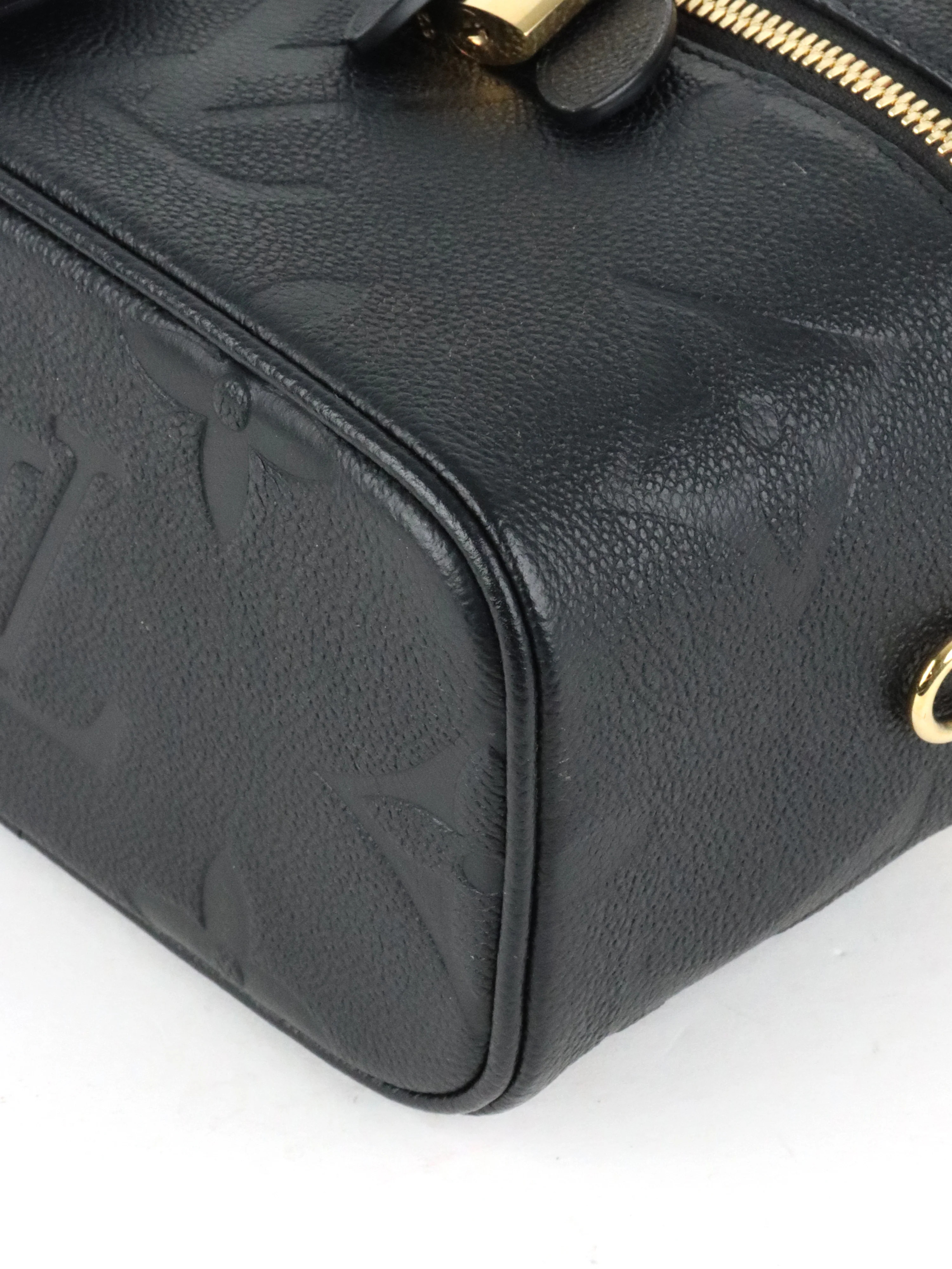 Louis Vuitton Black Empreinte Leather Vanity PM