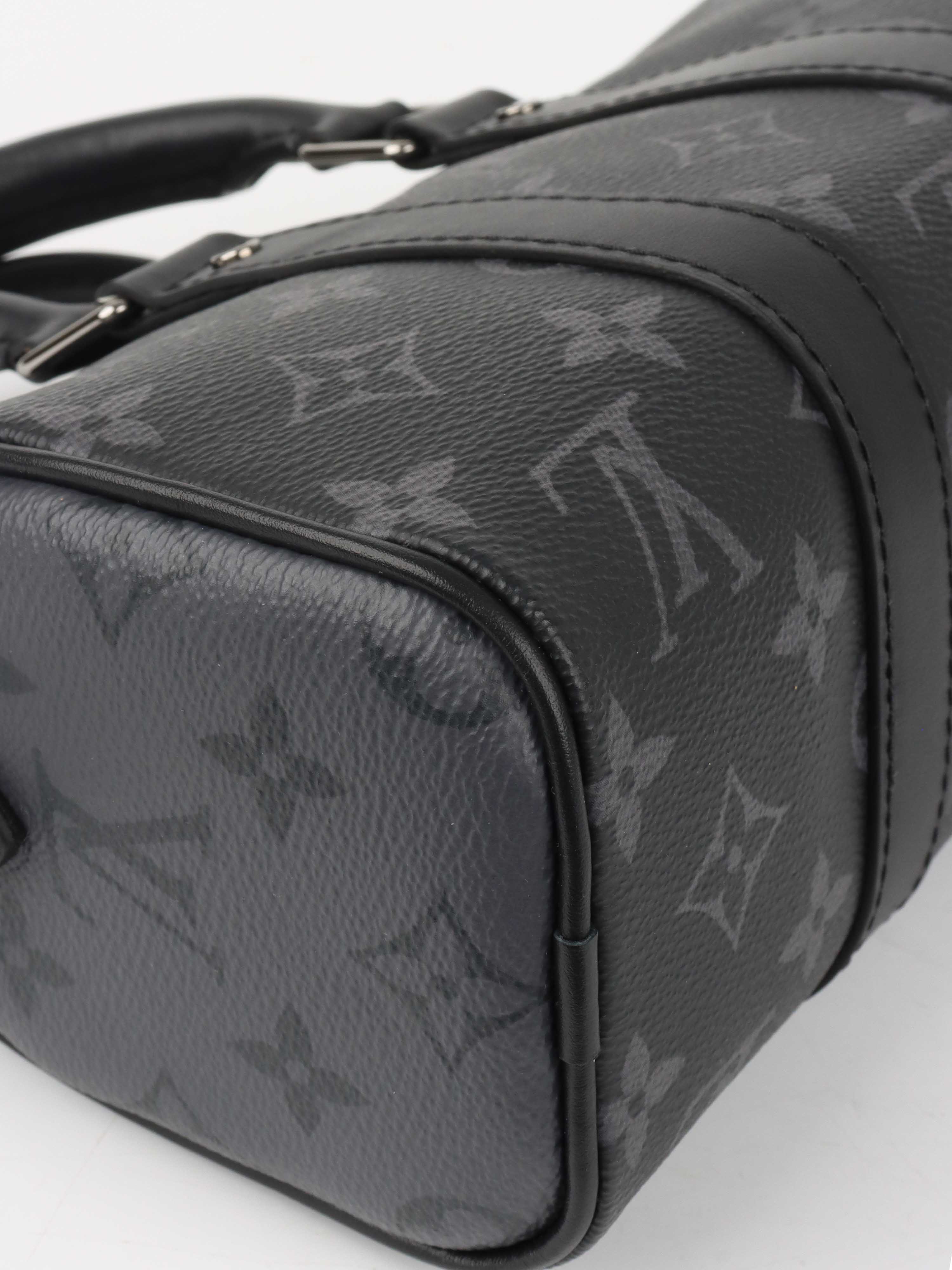 Louis Vuitton Monogram Eclipse Keepall XS.