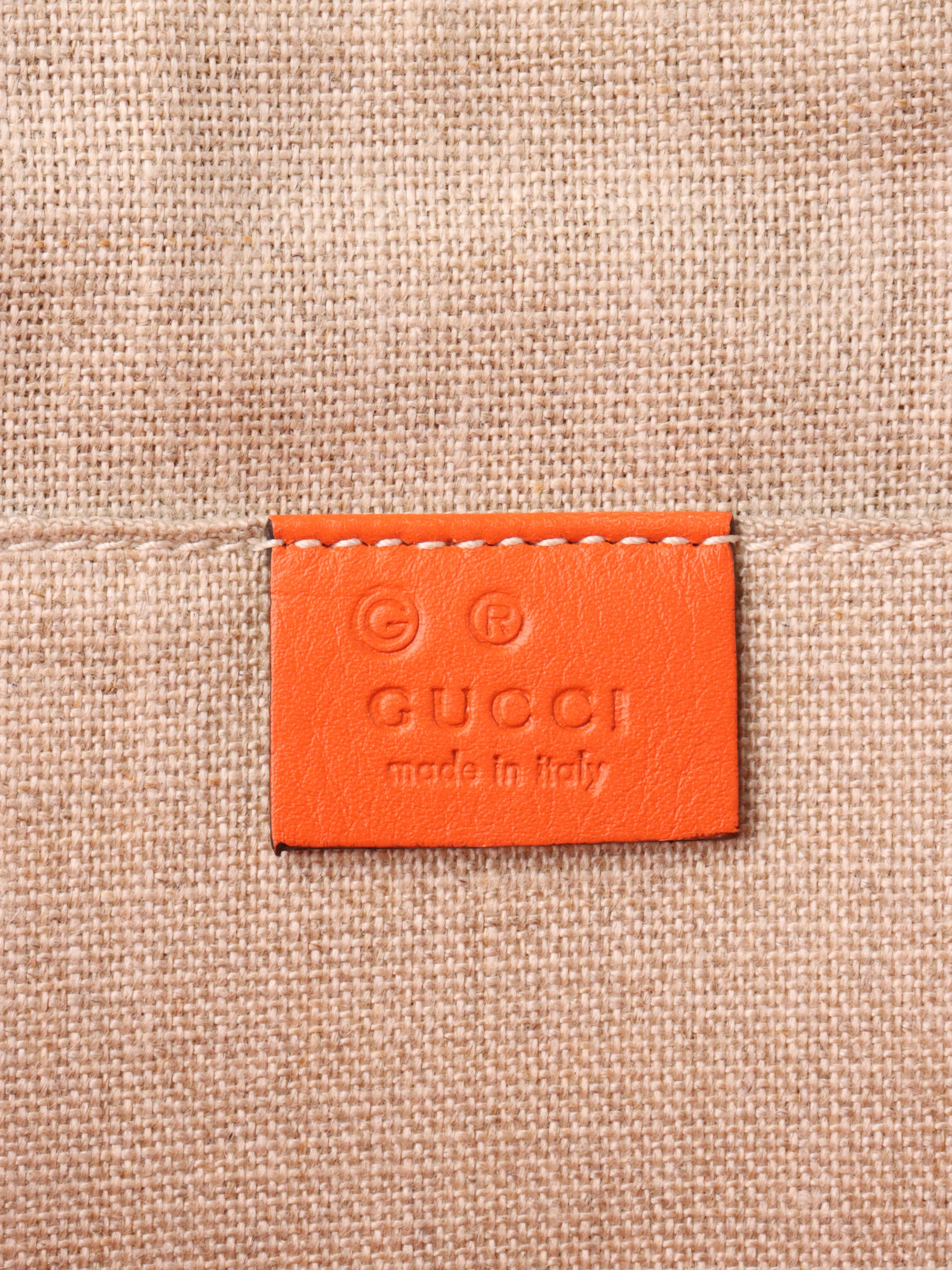 Gucci Orange Mini Microguccissima Dome Satchel Bag