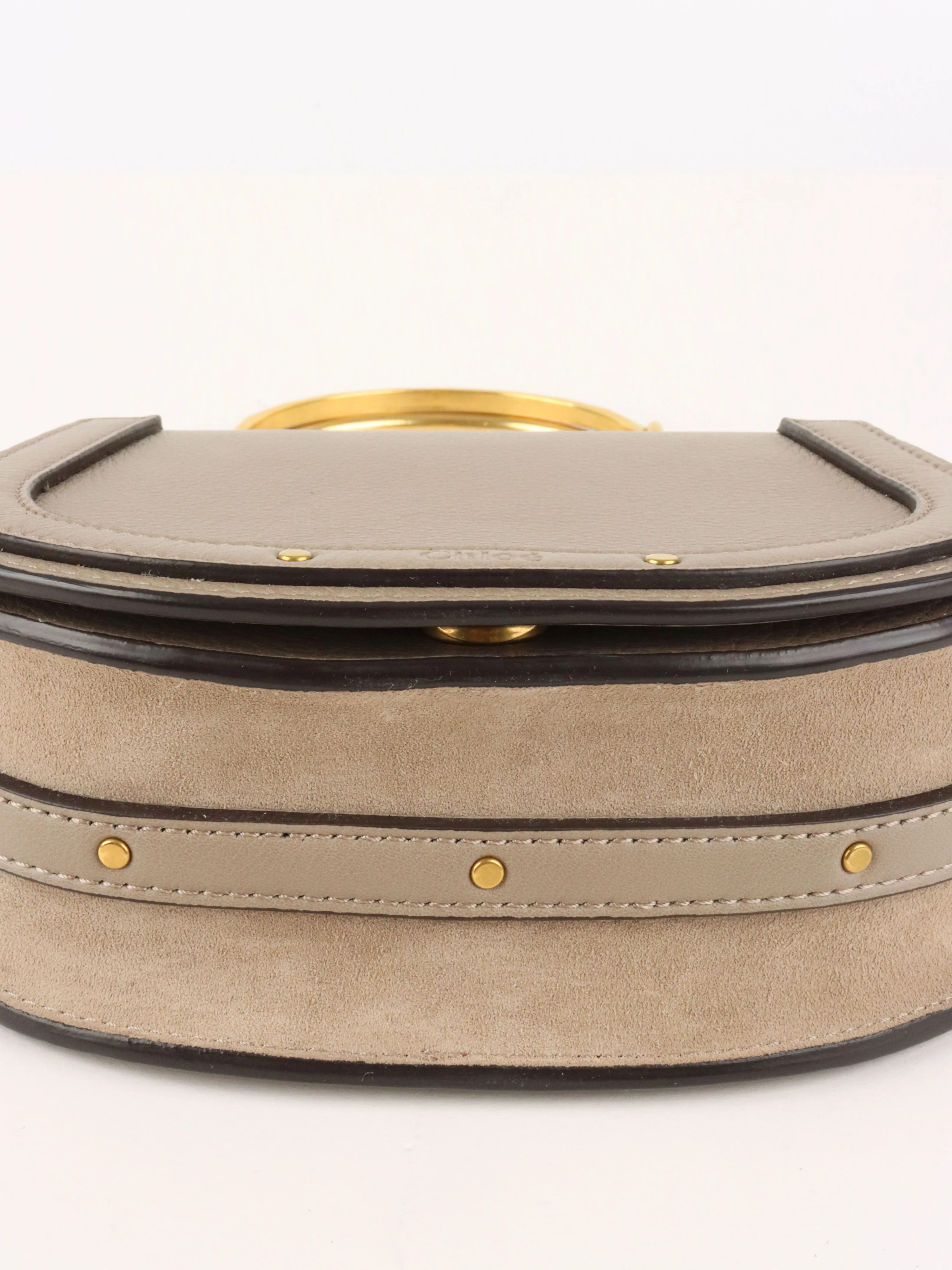 Chloe Small Grey Nile Bracelet Bag