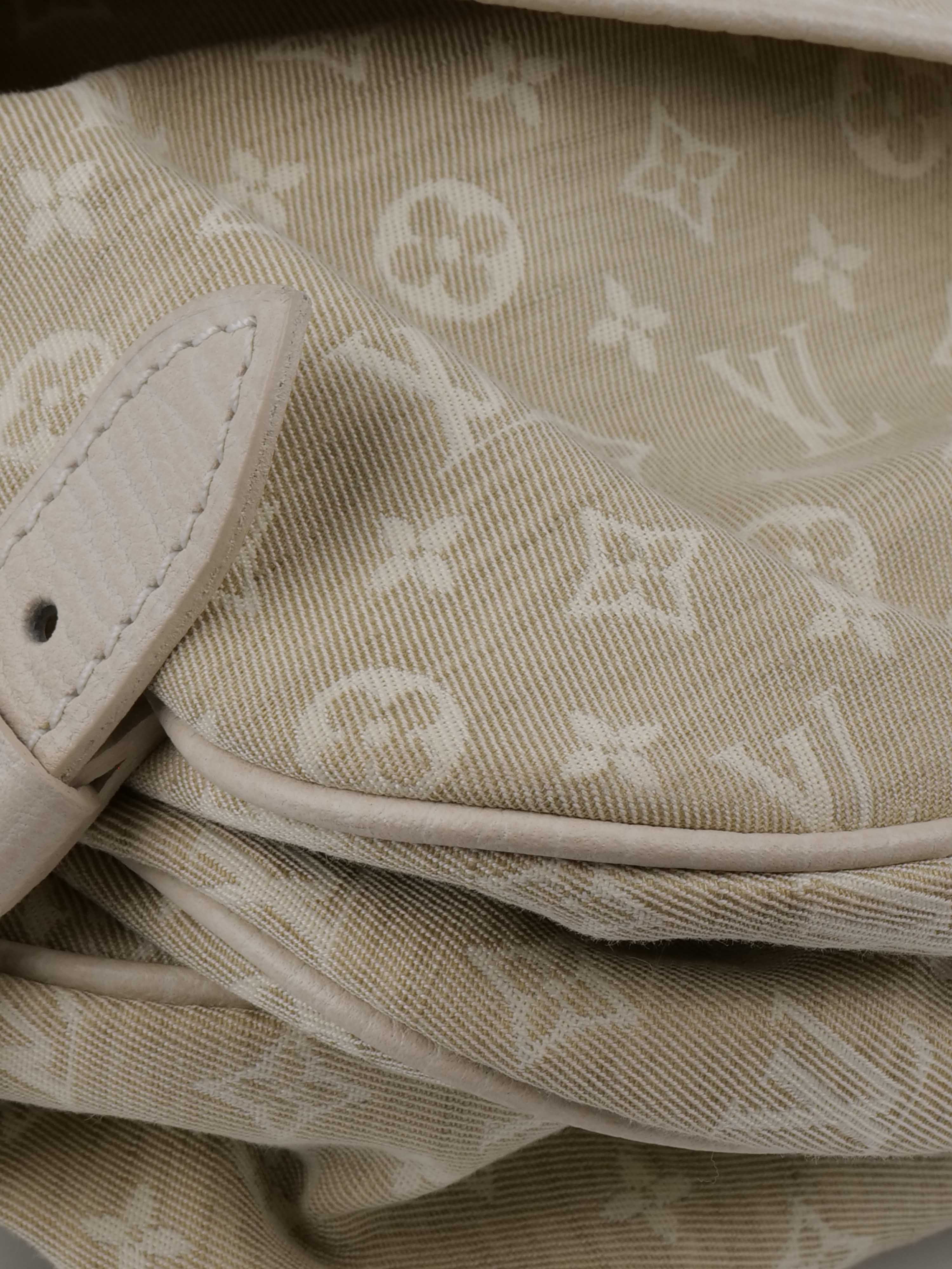 Louis Vuitton Monogram White and Cream Shoulder Bag.