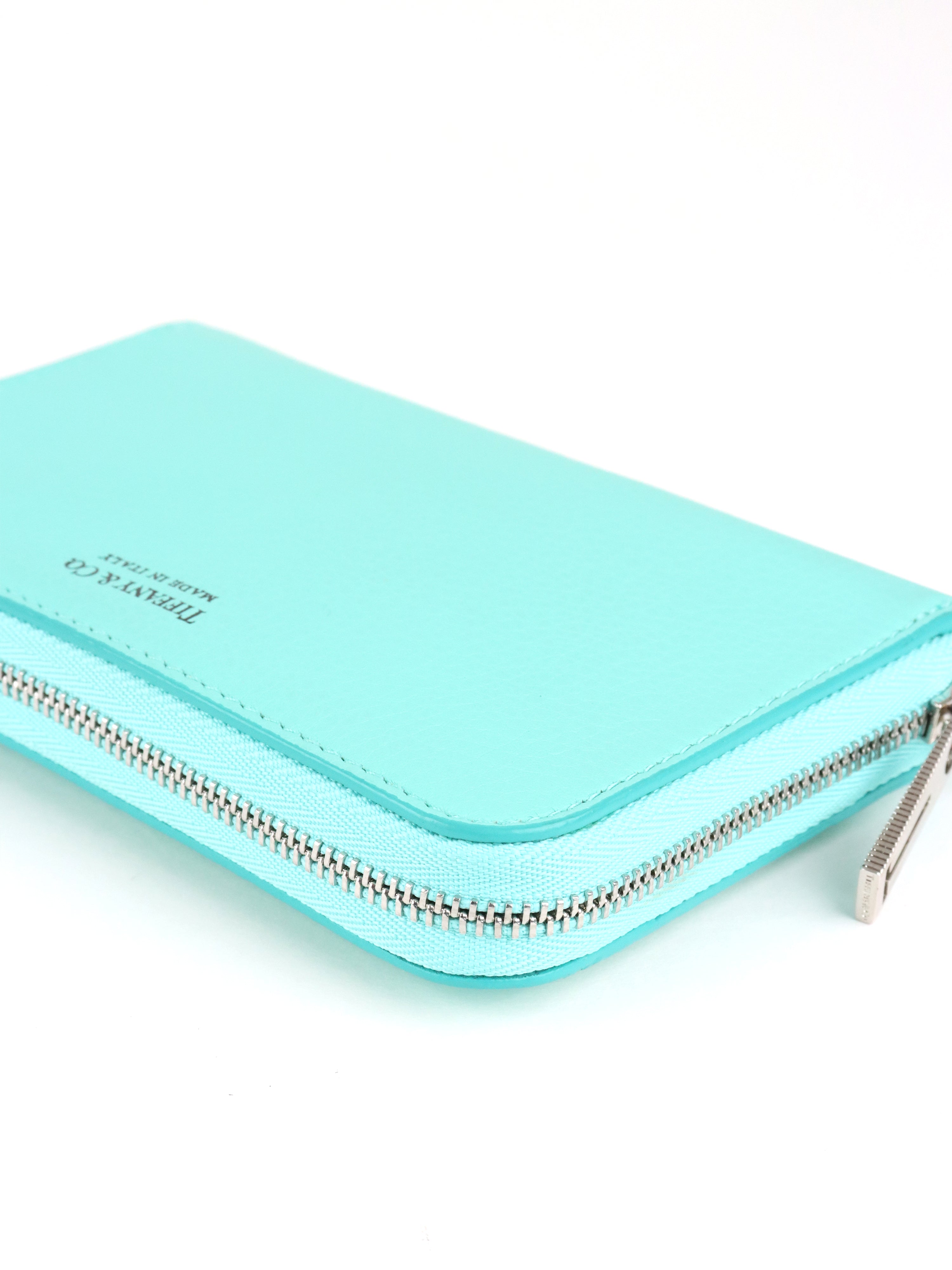 Tiffany  Co Turquoise Wristlet Wallet