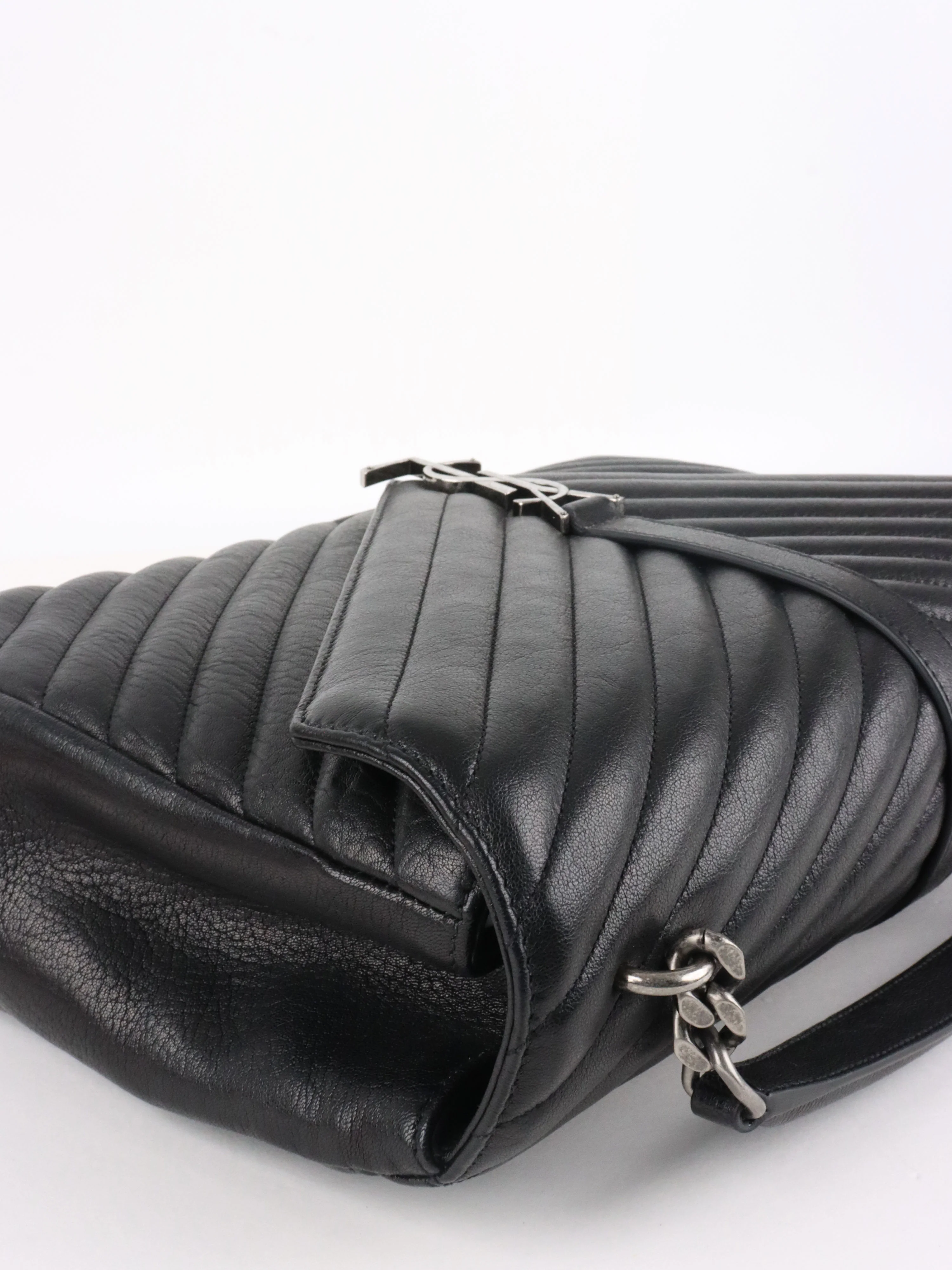 Saint Laurent Large Black College Bag