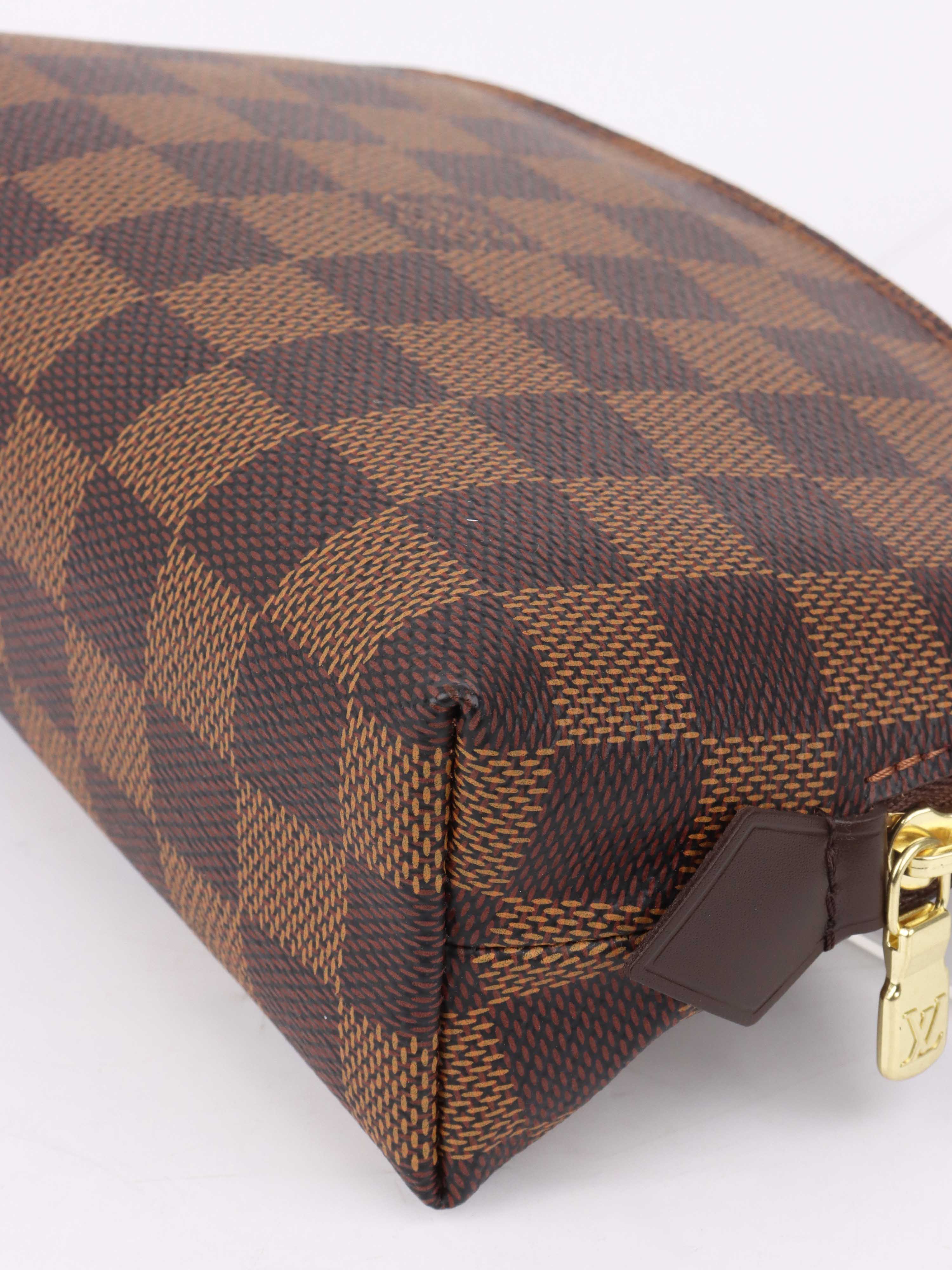Louis Vuitton Damie Ebene Cosmetic Pouch PM.