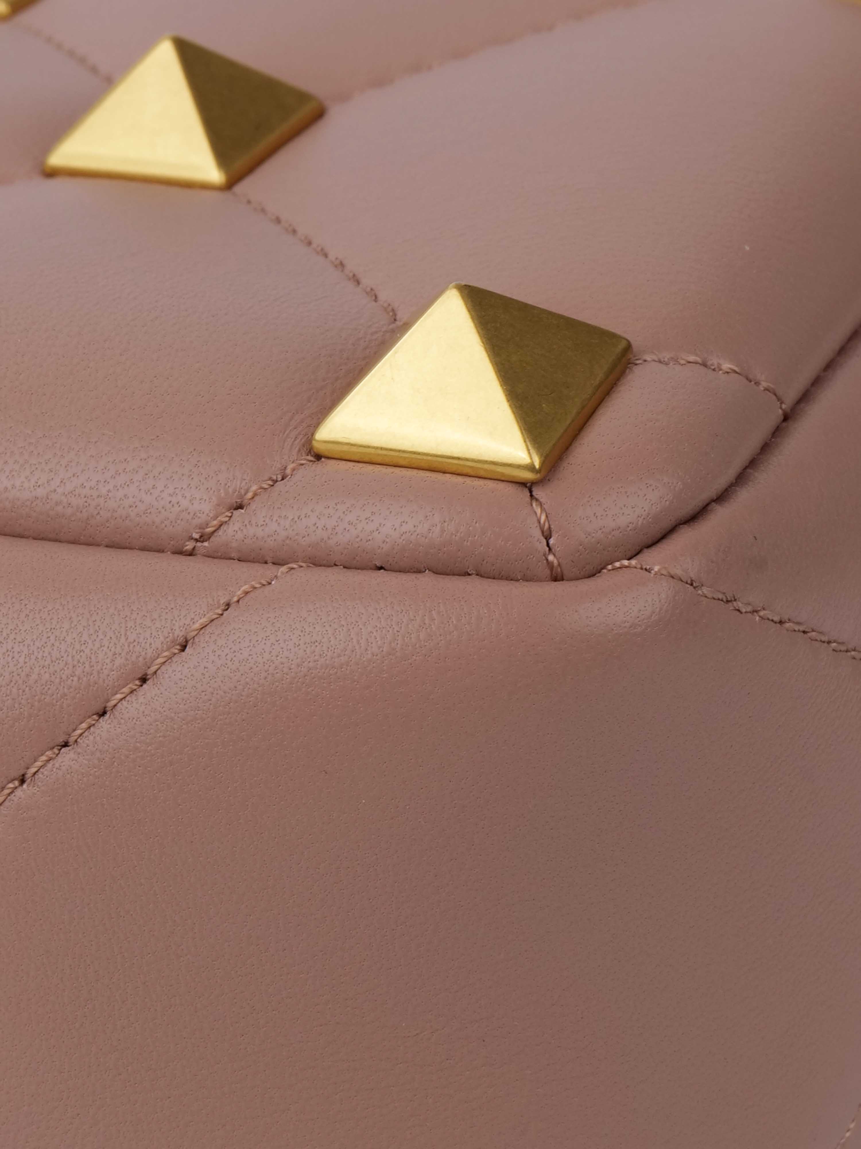 Valentino Blush Pink Medium Roman Stud Bag.