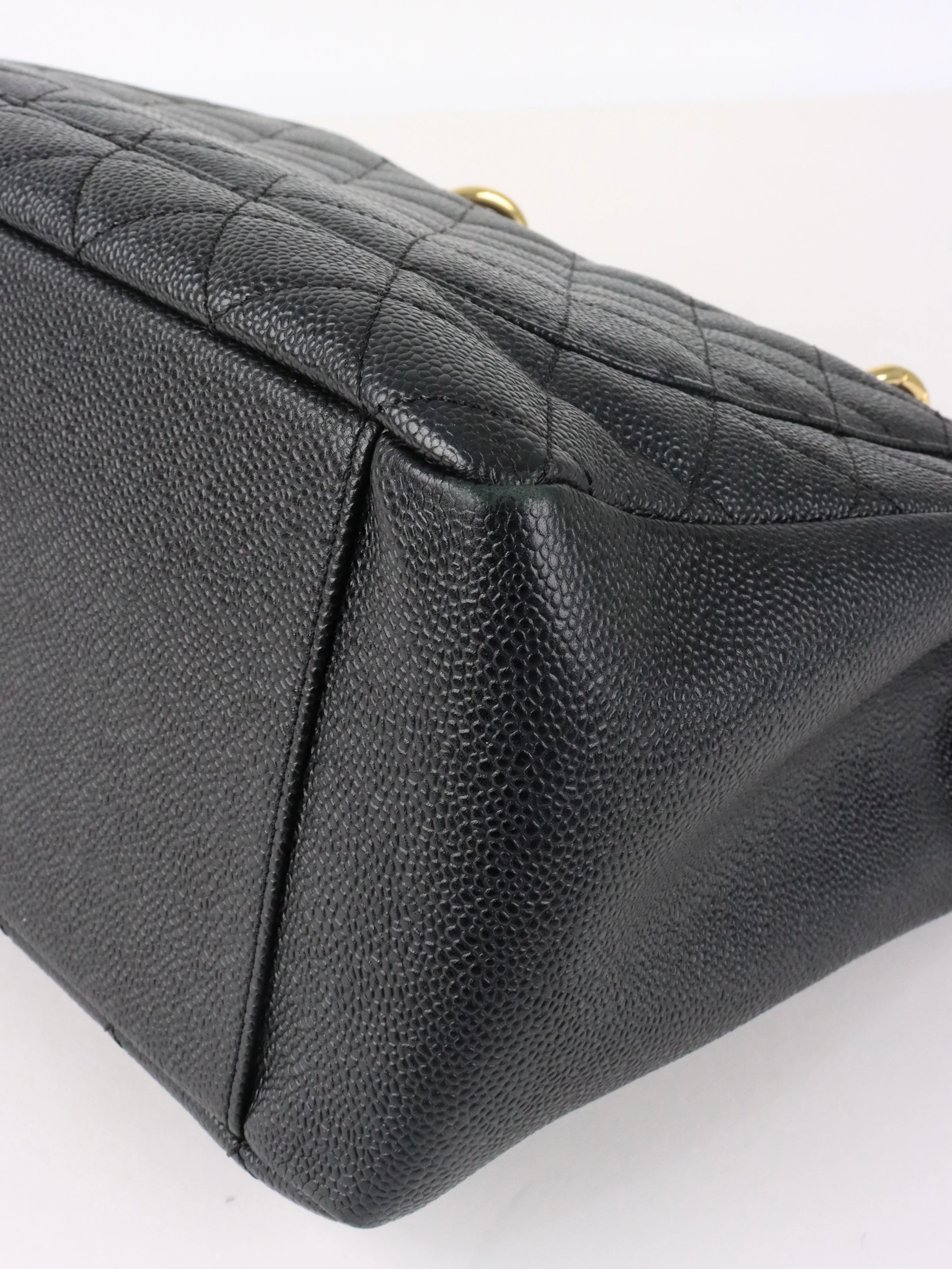 Chanel Black Caviar Grand Shopping Tote