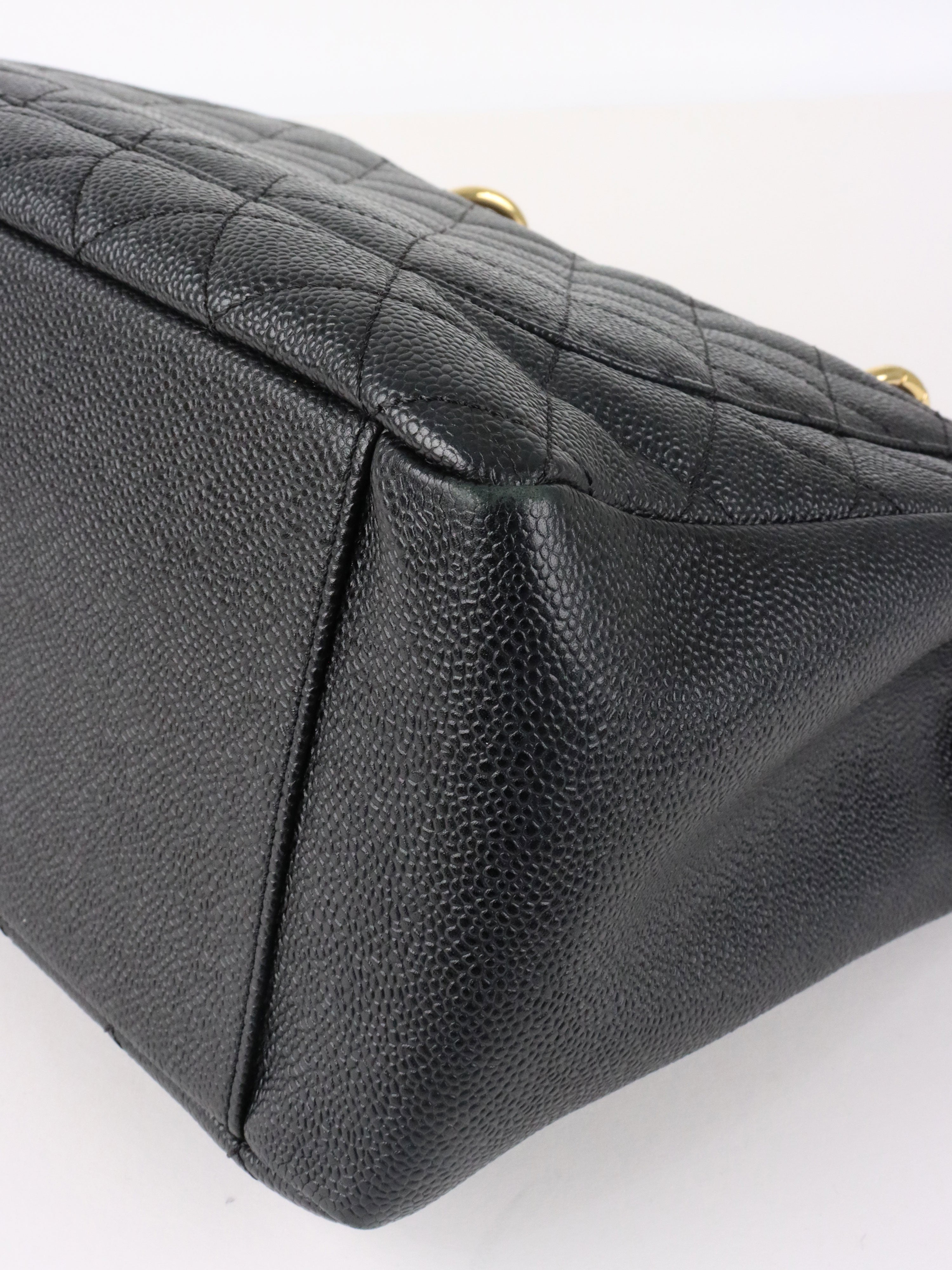 Chanel Black Caviar Grand Shopping Tote