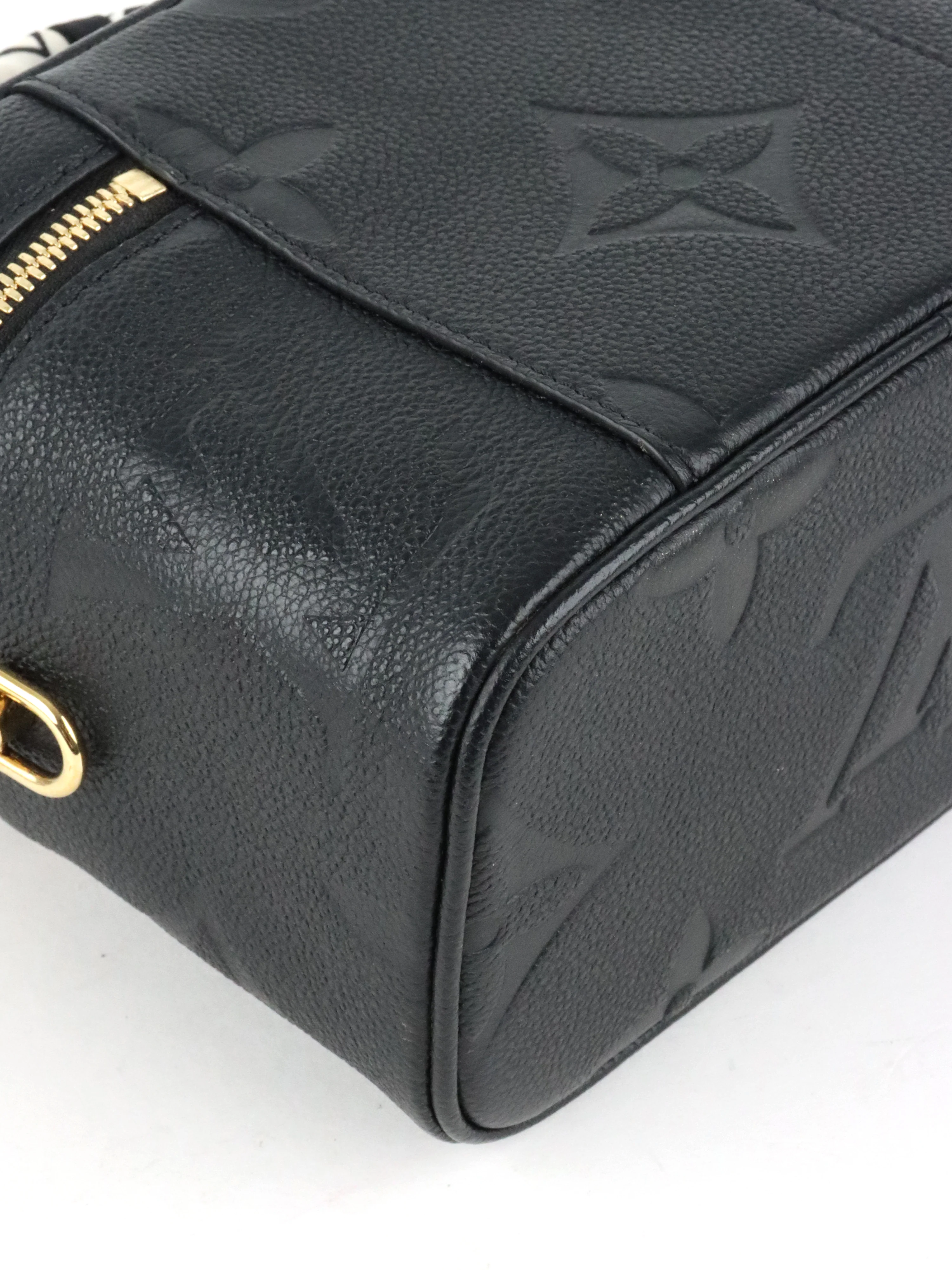 Louis Vuitton Black Empreinte Leather Vanity PM