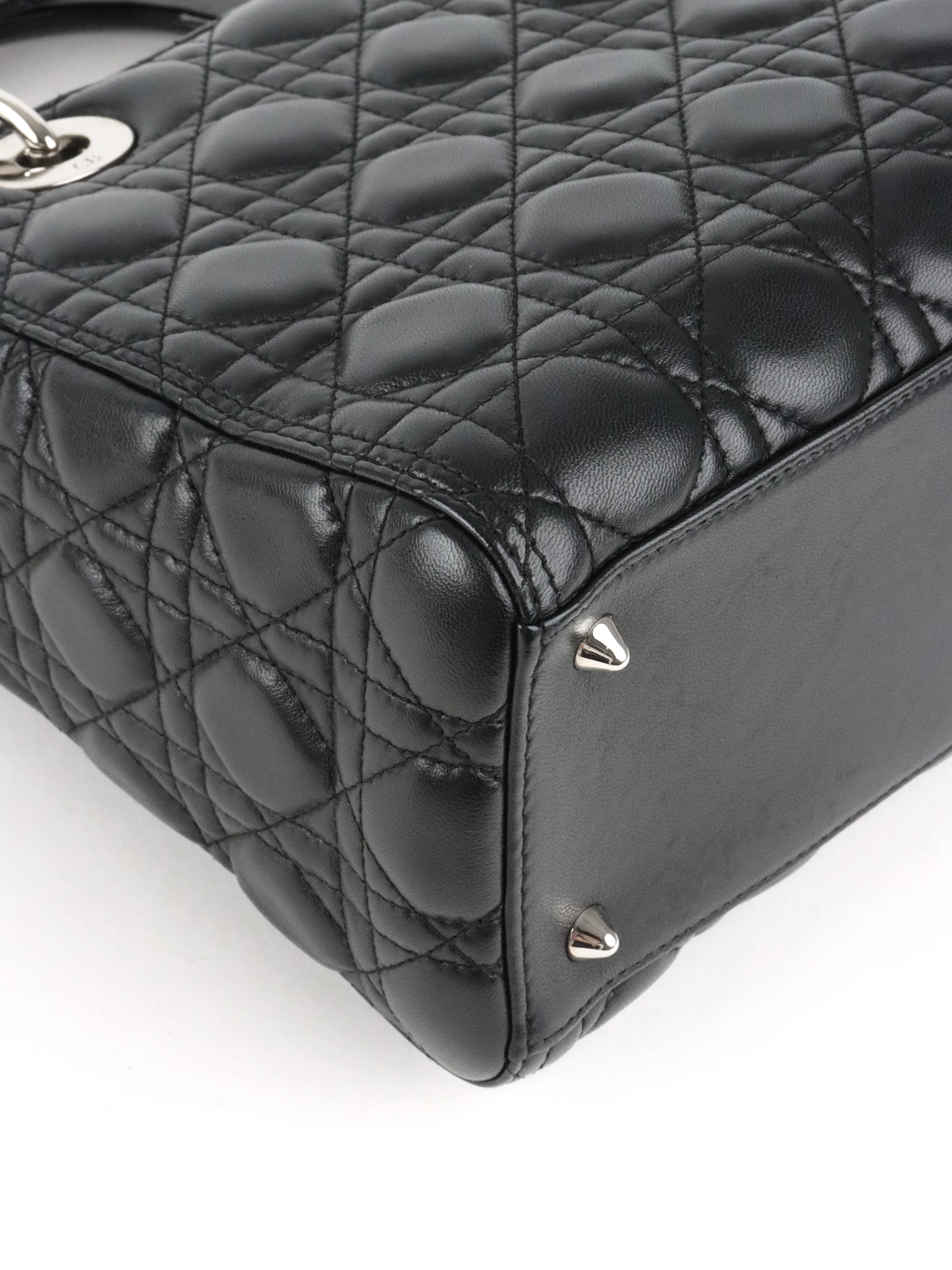 Dior Black Medium Lady Dior Bag