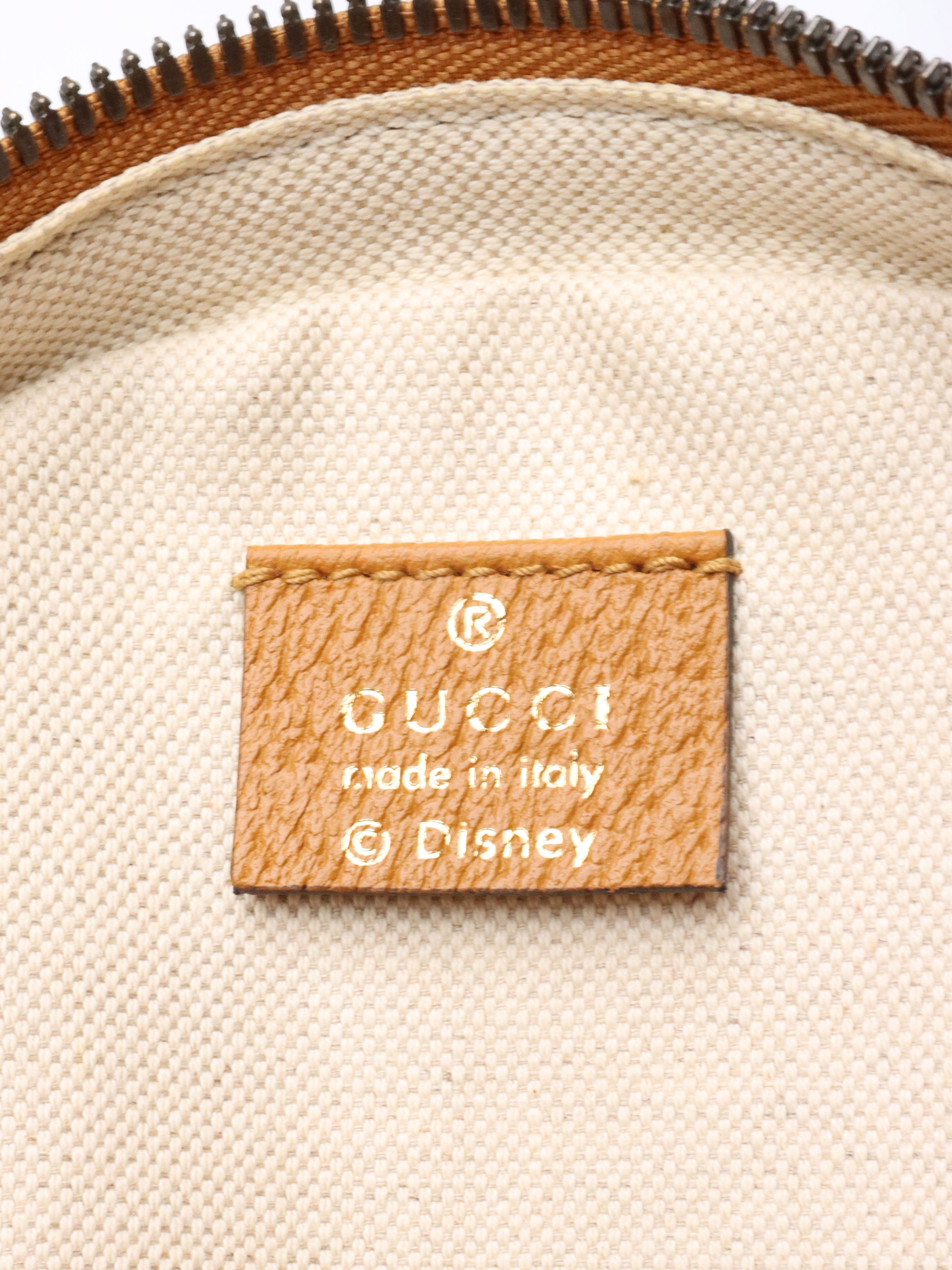 Gucci x Disney Mickey Mouse Round Crossbody Bag