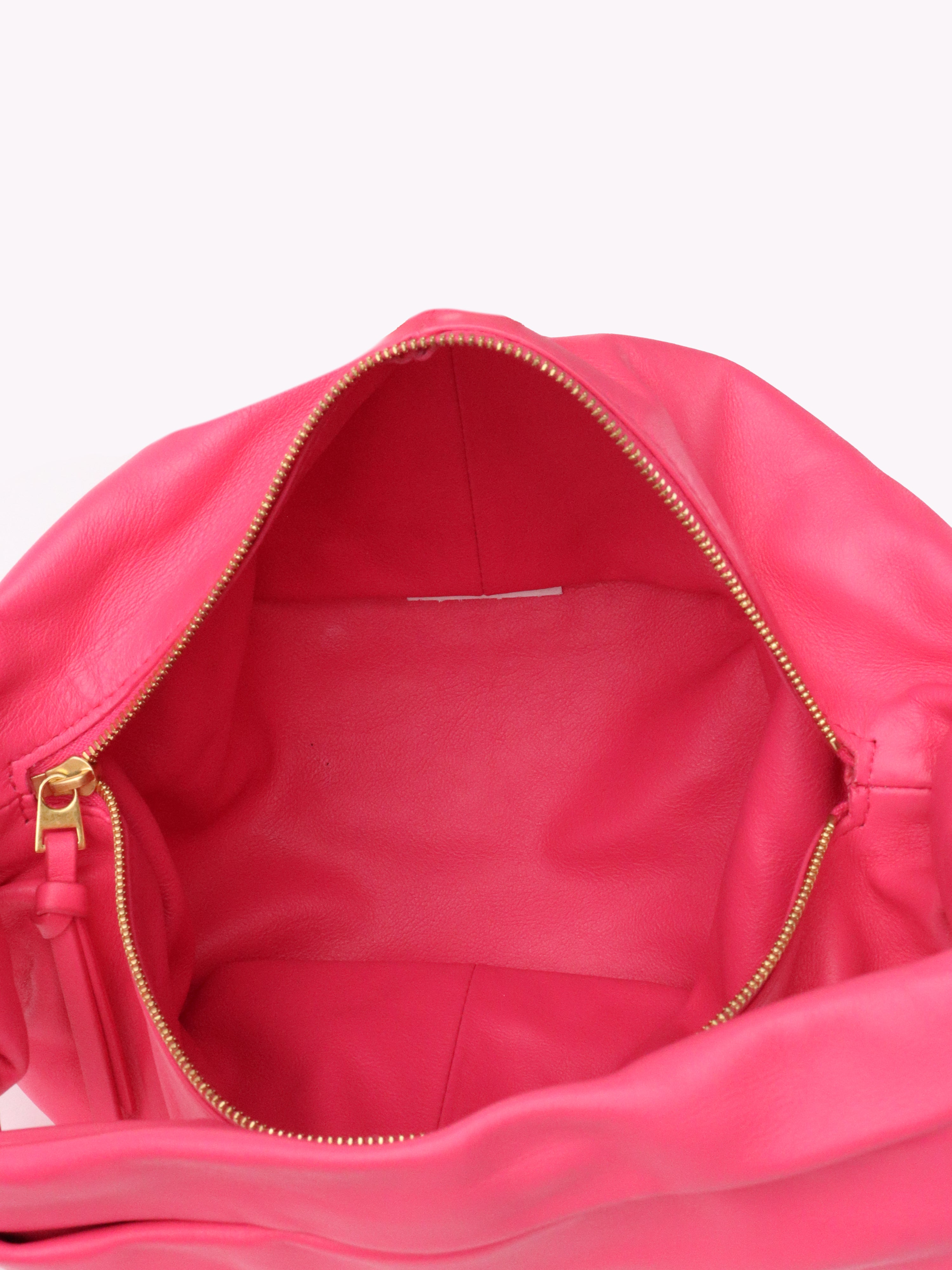 Bottega Veneta Hot Pink Mini Double Knot Bag