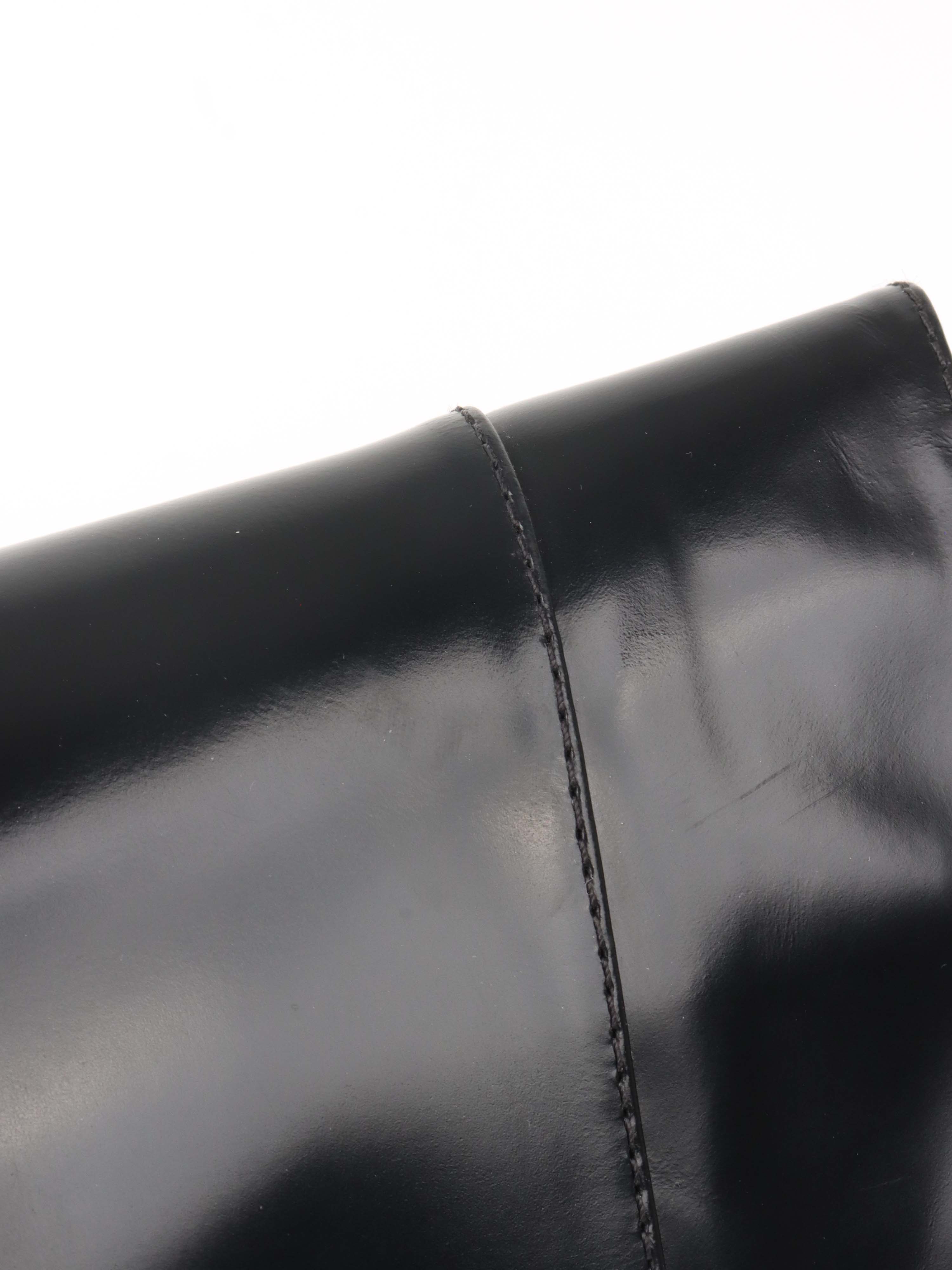 Versace Black Riding Boots.