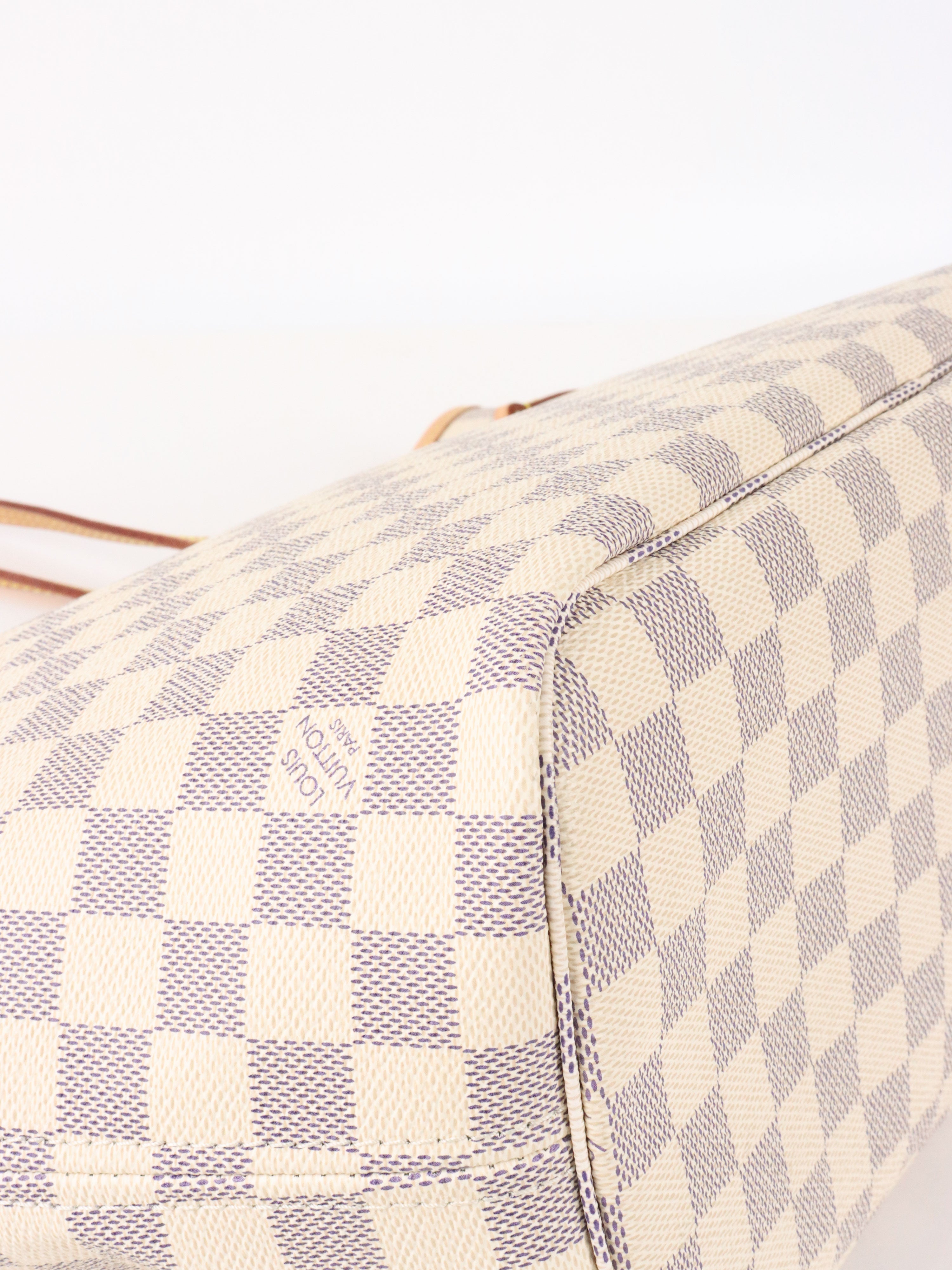 Louis Vuitton Damier Azur Neverfull MM Bag