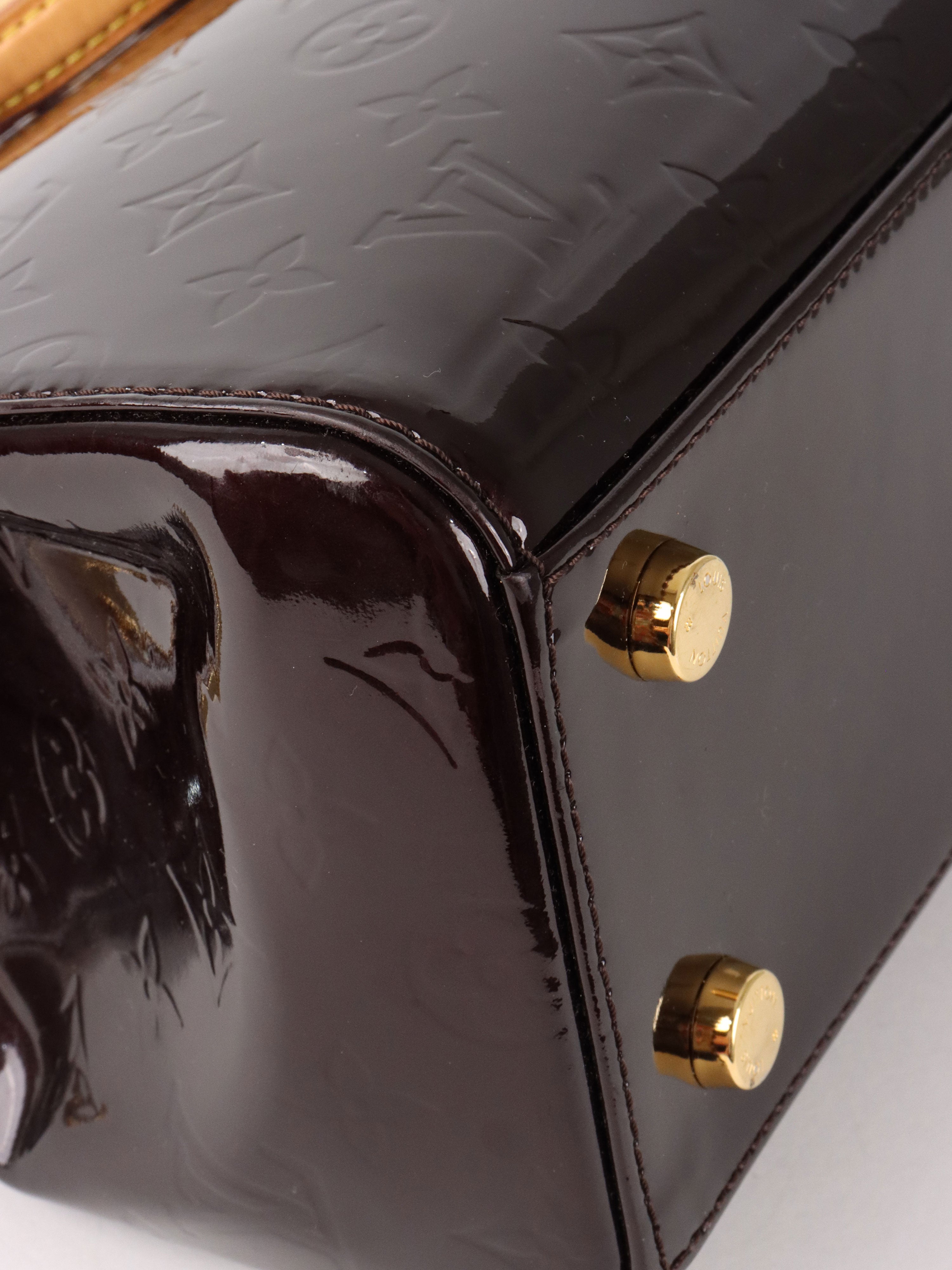 Louis Vuitton Amarate Monogram Vernis Brea MM Bag