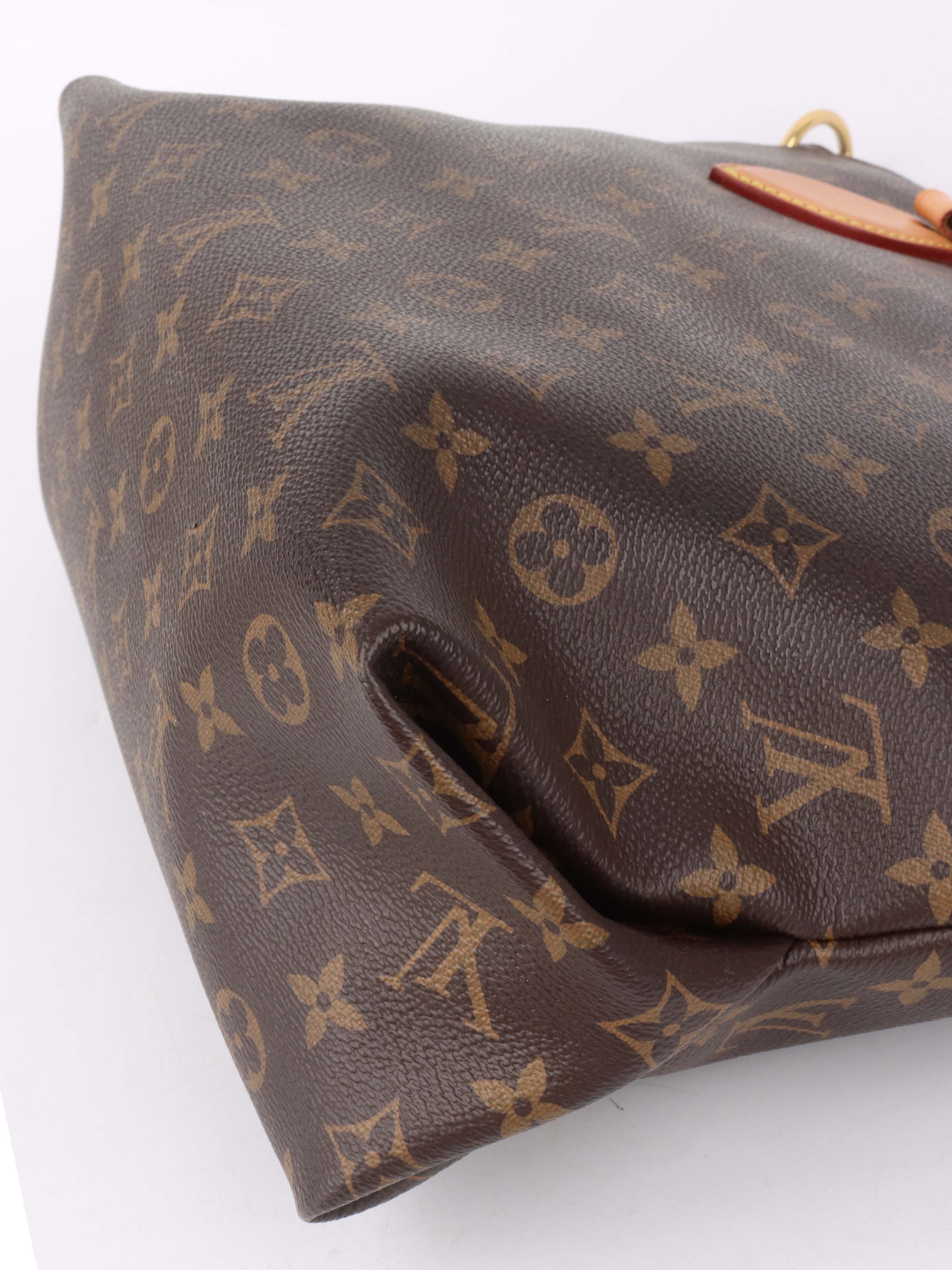 Louis Vuitton Monogram MM Flower Zipped Tote.