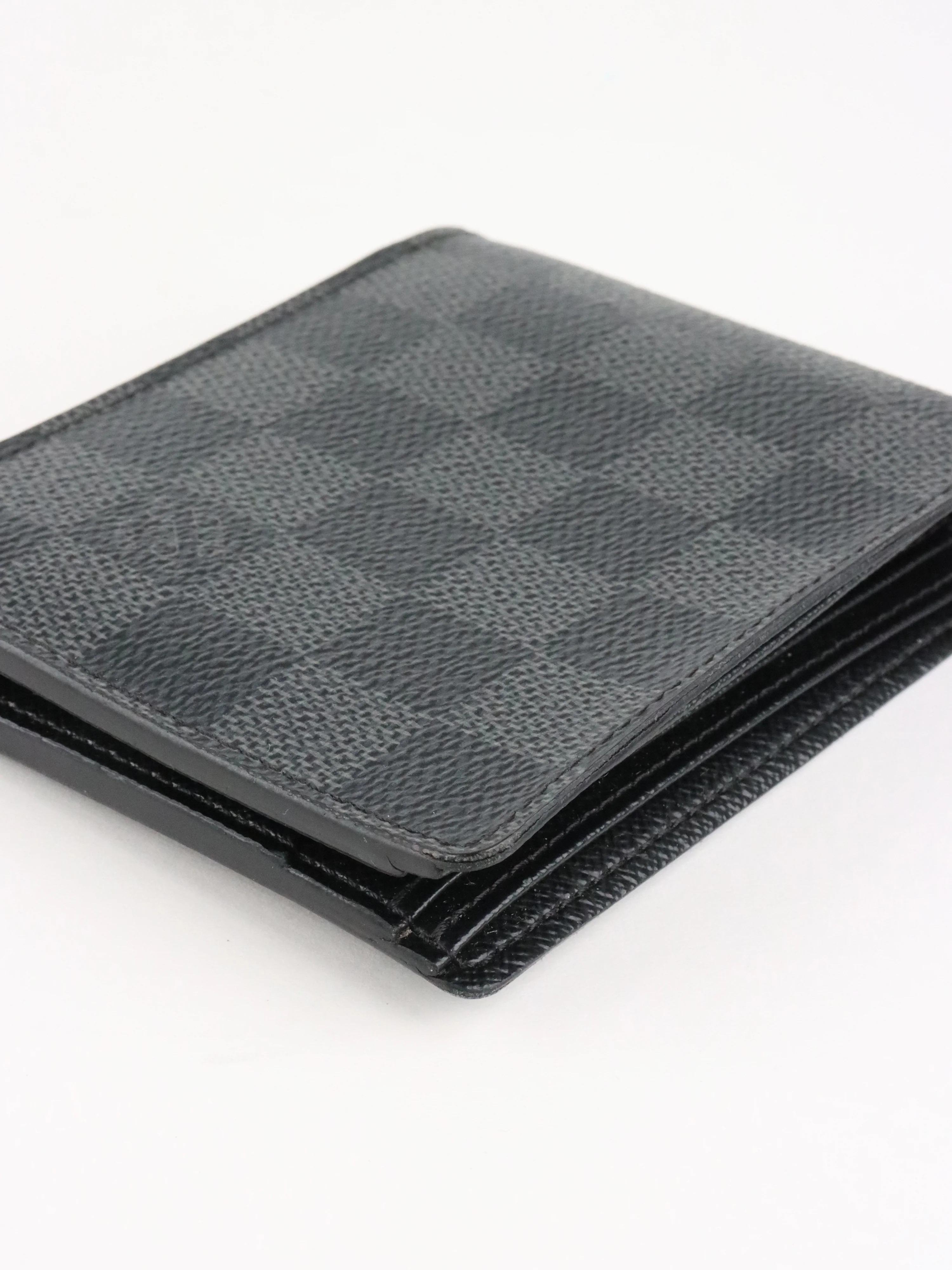 Louis Vuitton Black Damier Ebene Multiple Wallet
