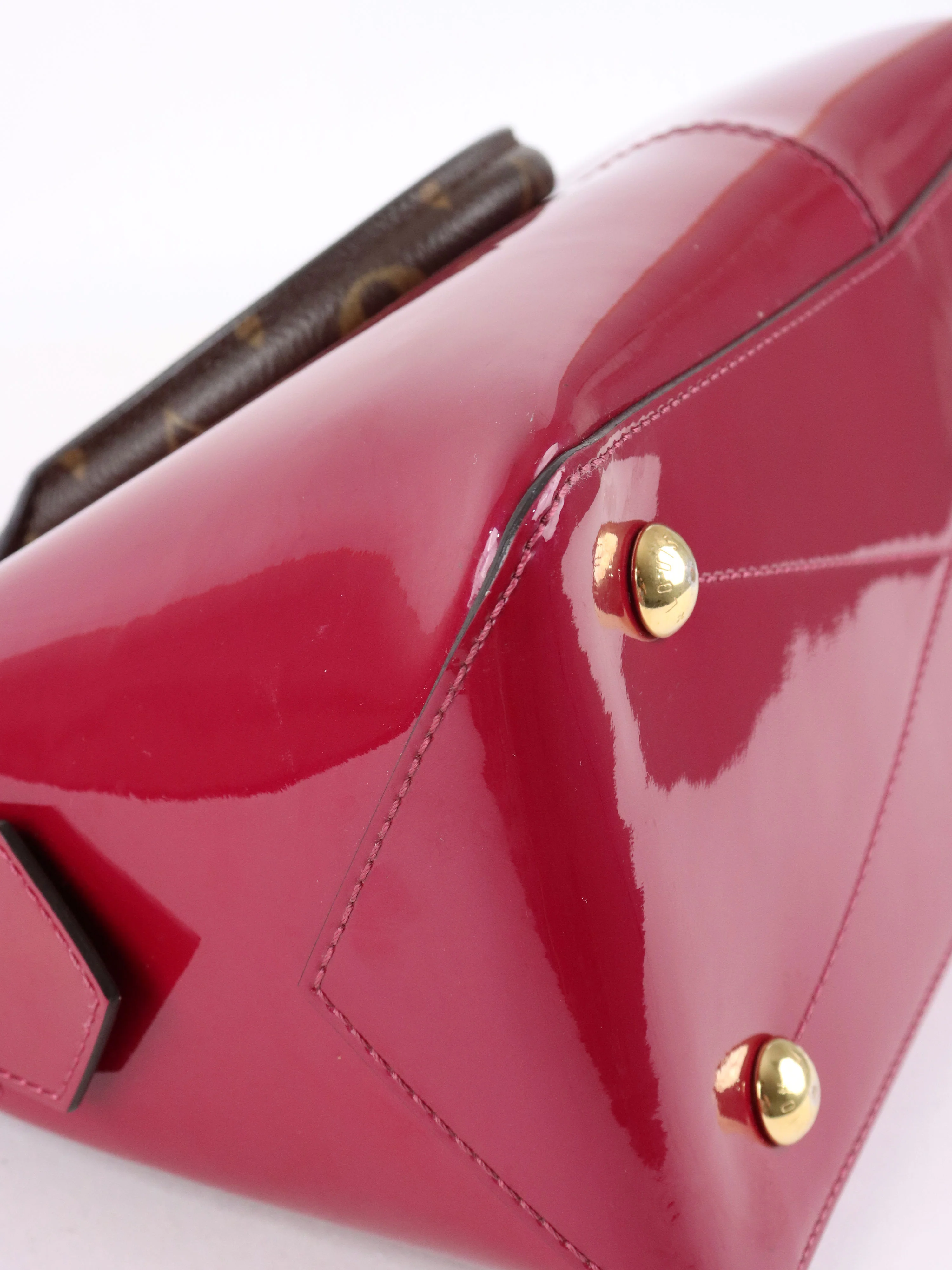 Louis Vuitton Magenta Pink Vernis Miroir Tote