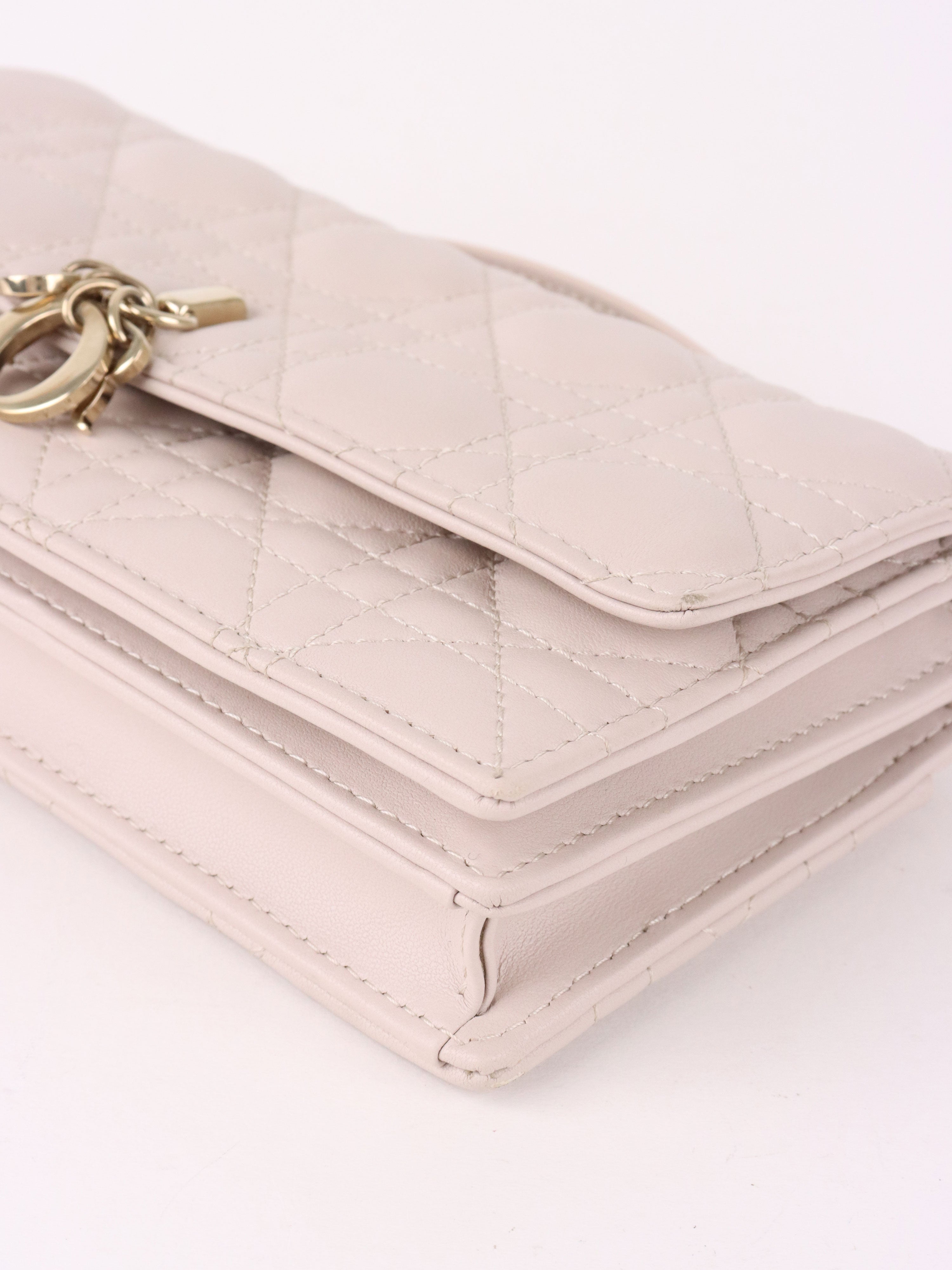Dior Rose Lingerie Cannage My Dior Mini Bag