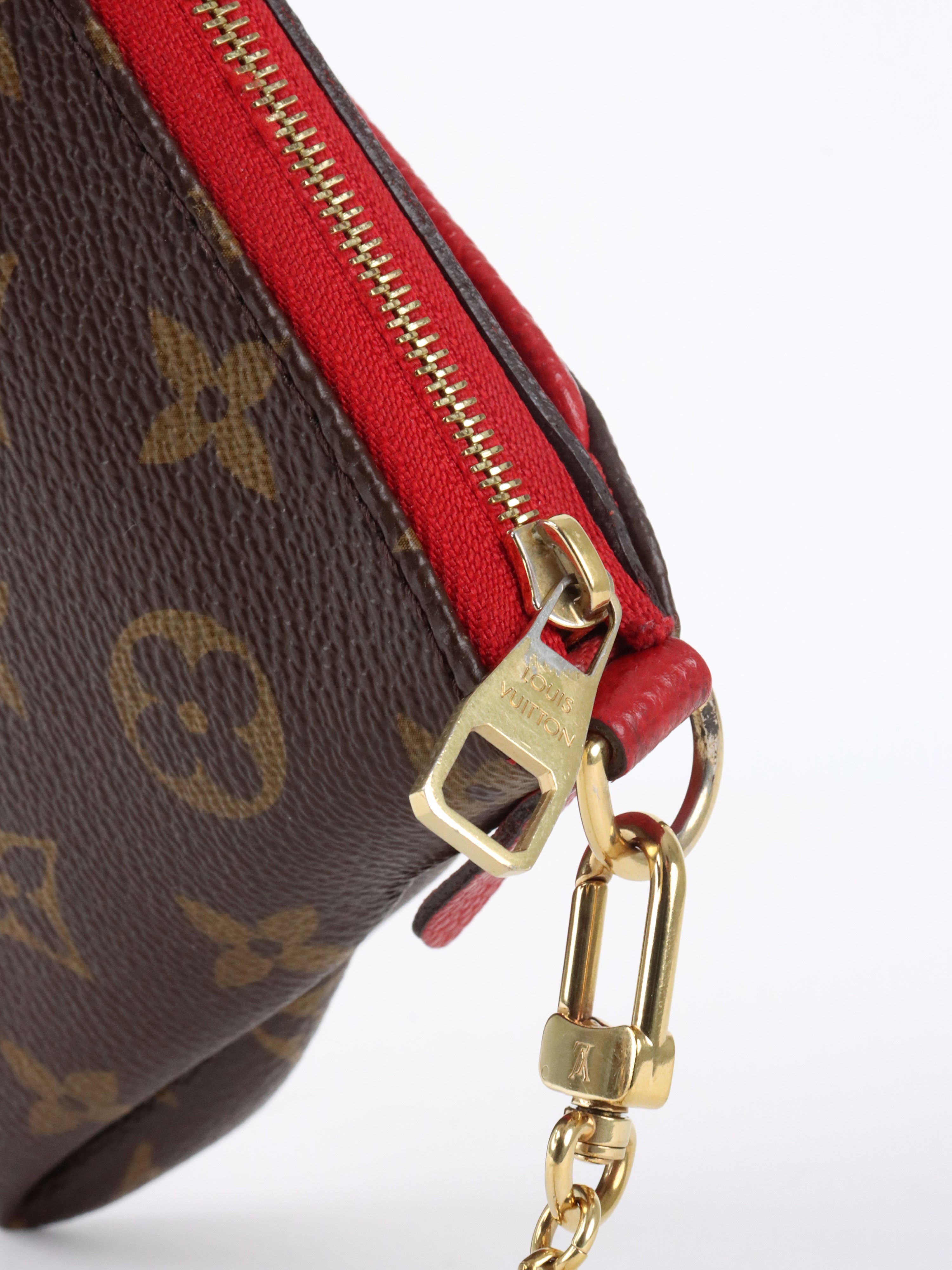 Louis Vuitton Red Pallas Clutch