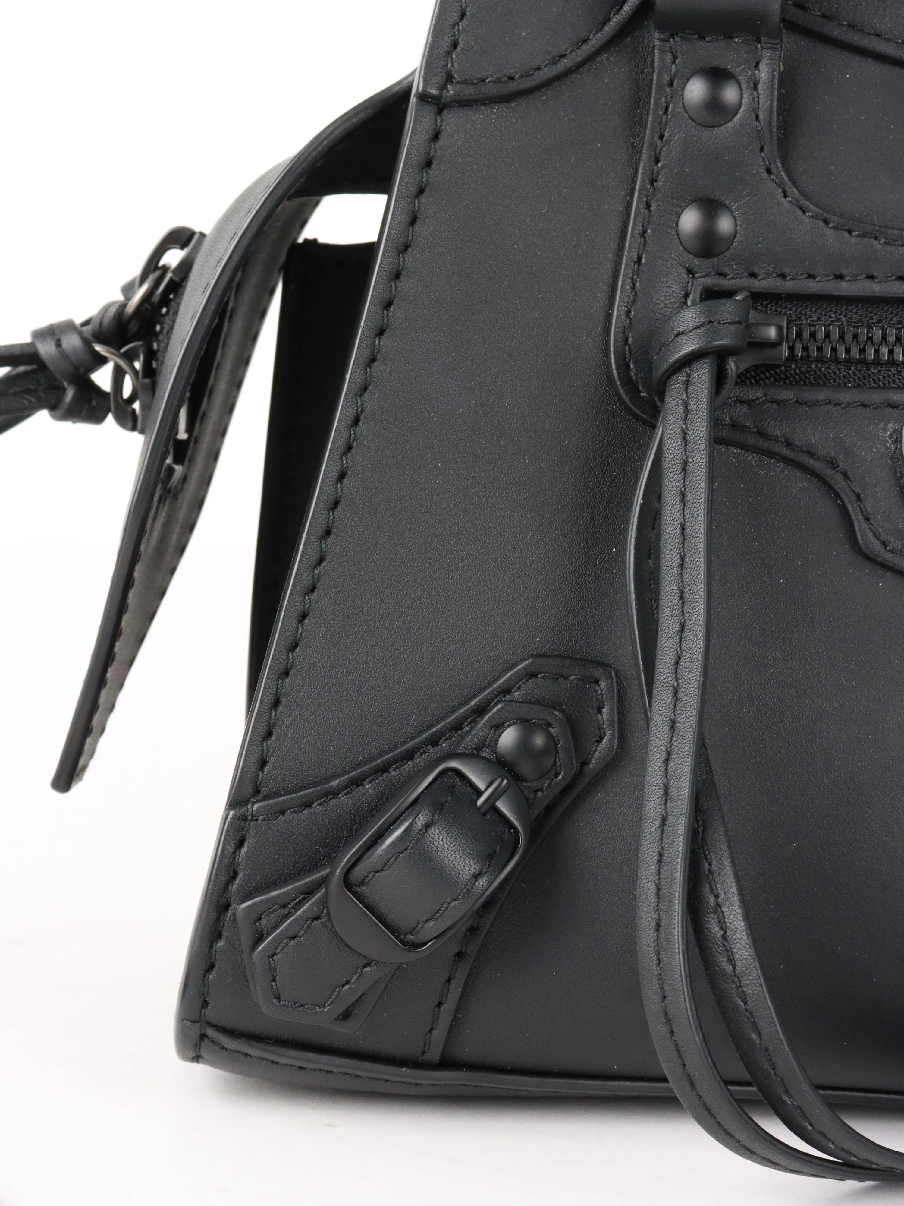 Balenciaga Black Neo Classic Mini City Bag.