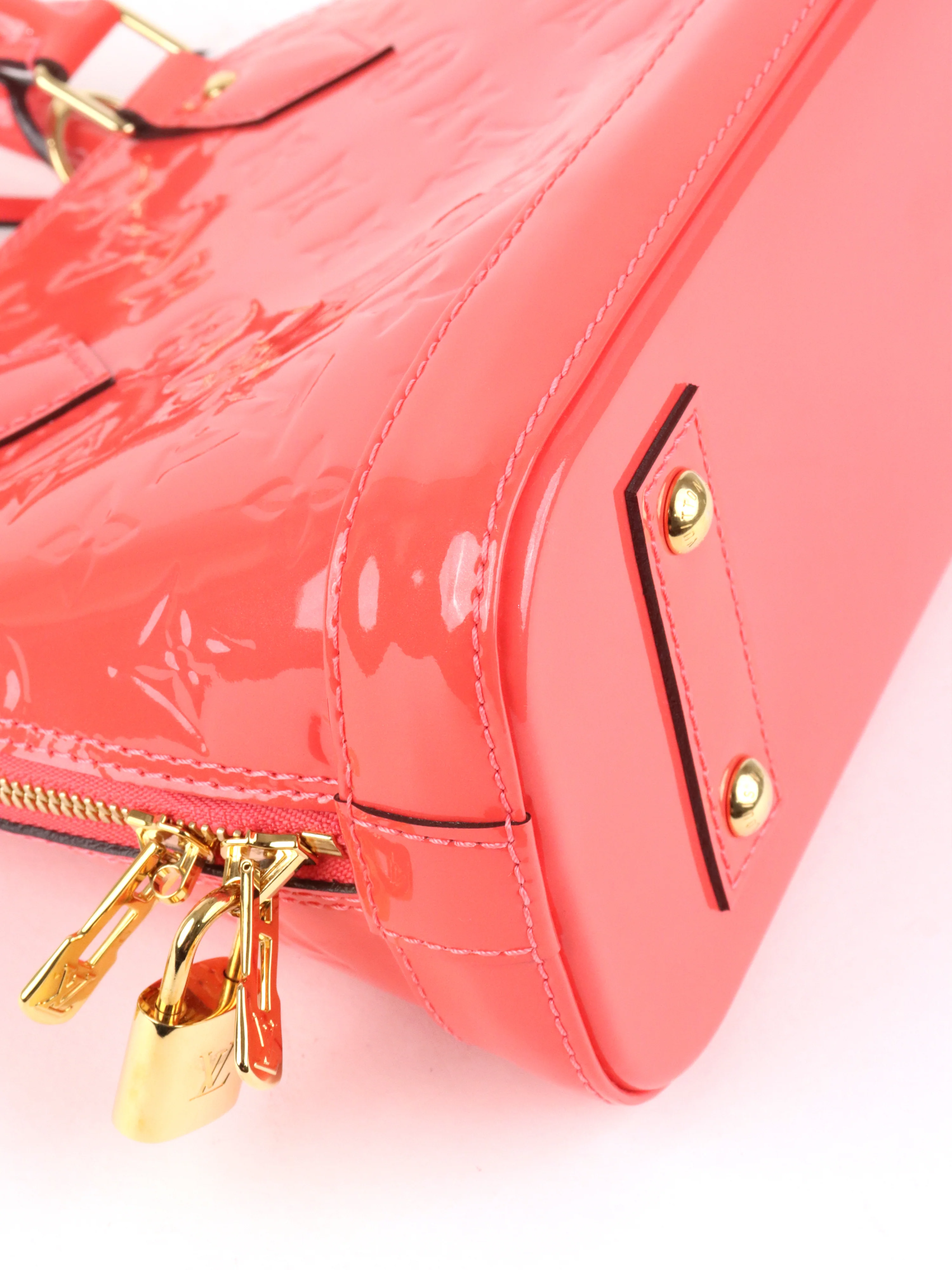 Louis Vuitton Rose Patent Alma BB